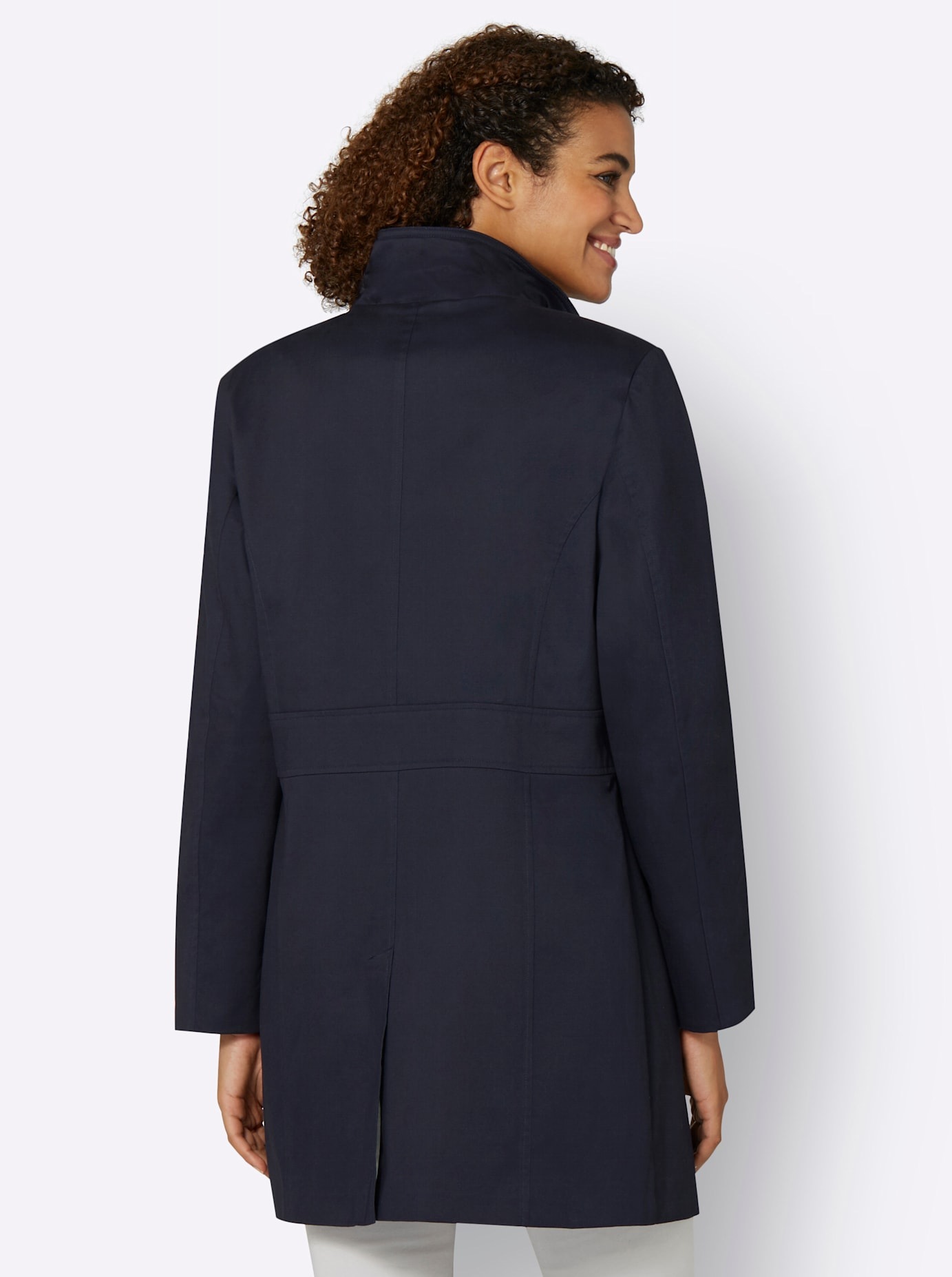 Thumbnail - Casual Looks Langjacke ohne Kapuze