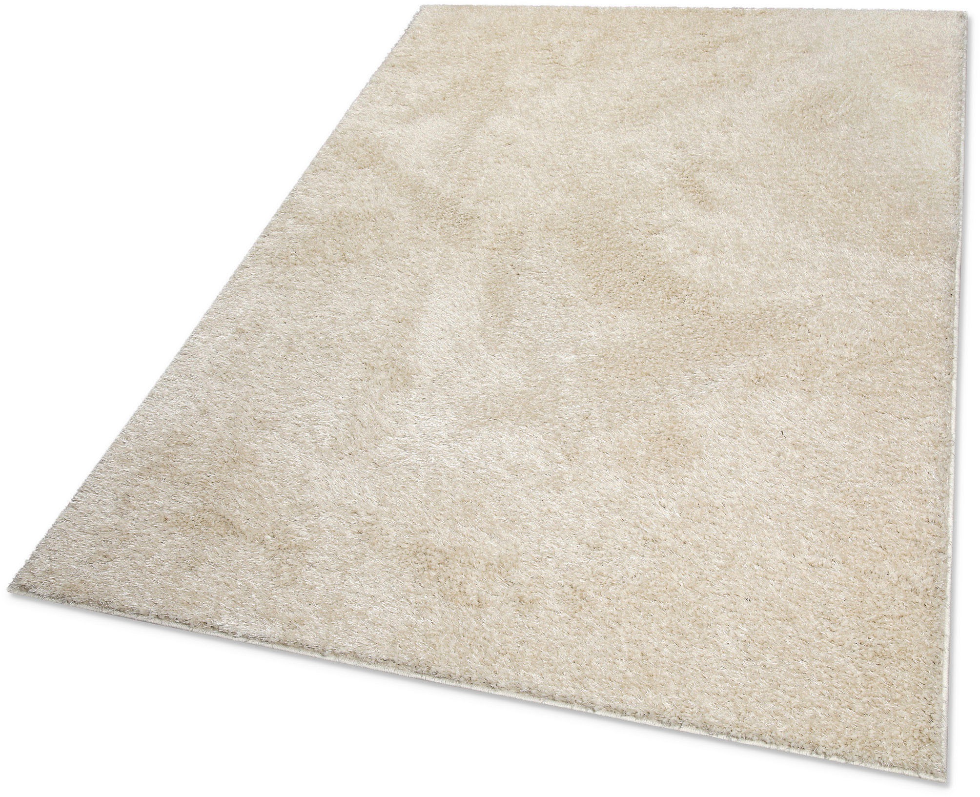 my home Hochflor-Teppich »Nickolas«, rund, 30 mm Höhe, Langflor, Shaggy, dichter weicher Hochflor, uni farben, Wohnzimmer