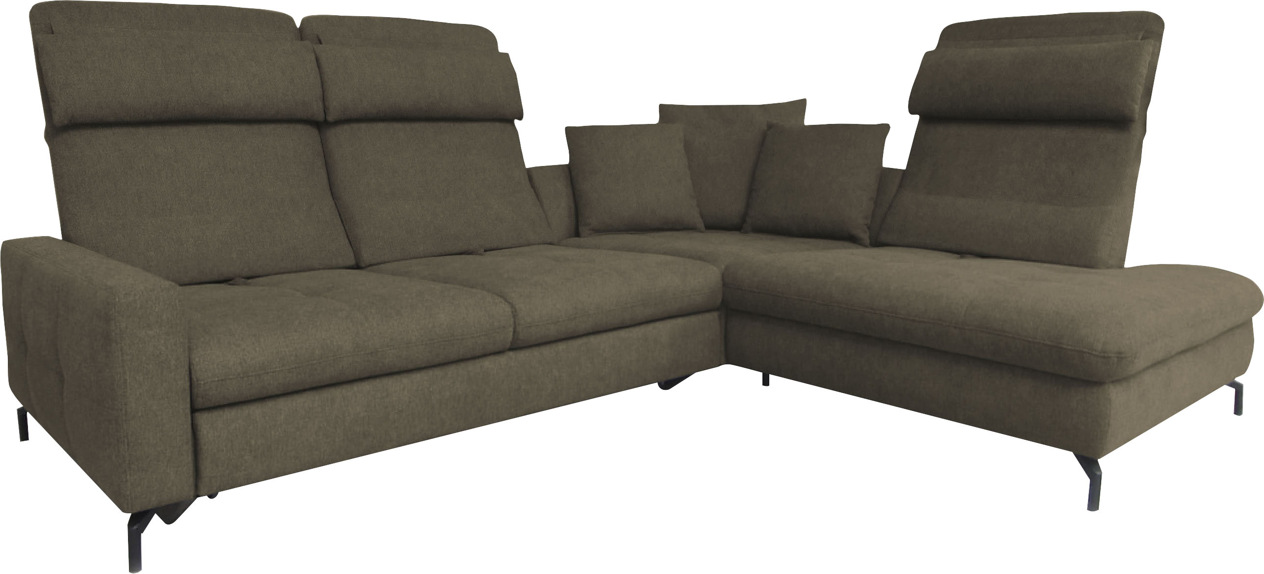 Thumbnail - alina Ecksofa "Louis", Breite 286 cm, Rückenlehnenverstellung, wahlweise mit Bettfunktion