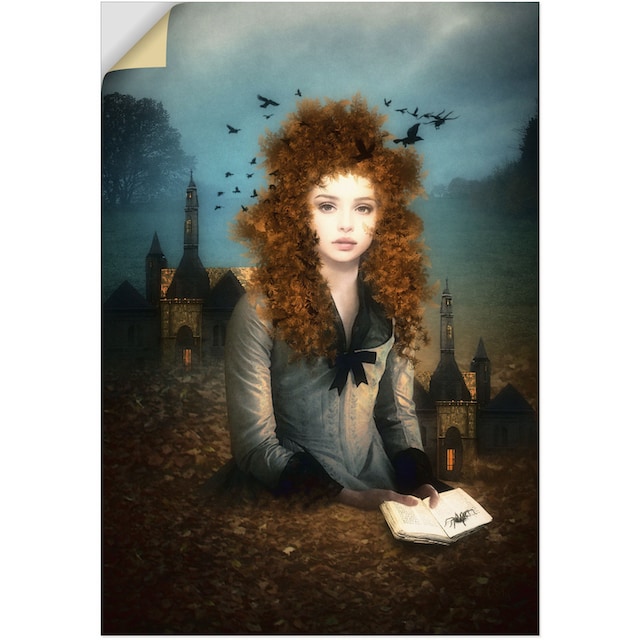 Artland Wandbild »Abendlektüre«, Dark Fantasy, (1 St.), als Alubild,  Leinwandbild, Wandaufkleber oder Poster in versch. Größen kaufen | BAUR