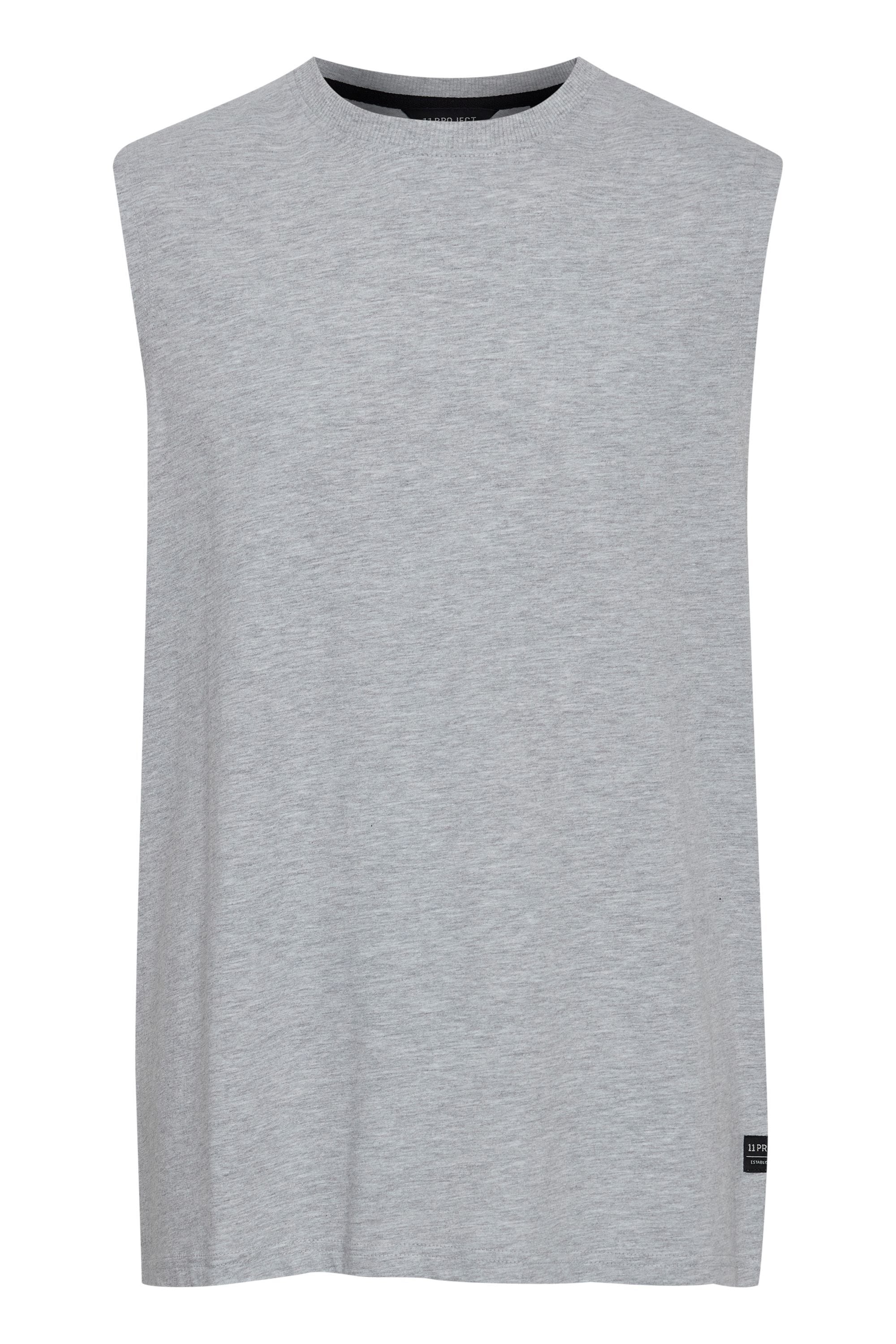 11 PROJECT Herren Longtop "Tanktop PRBrigsy", grau, Gr. XL, Obermaterial: 100% Baumwolle CO., Tops