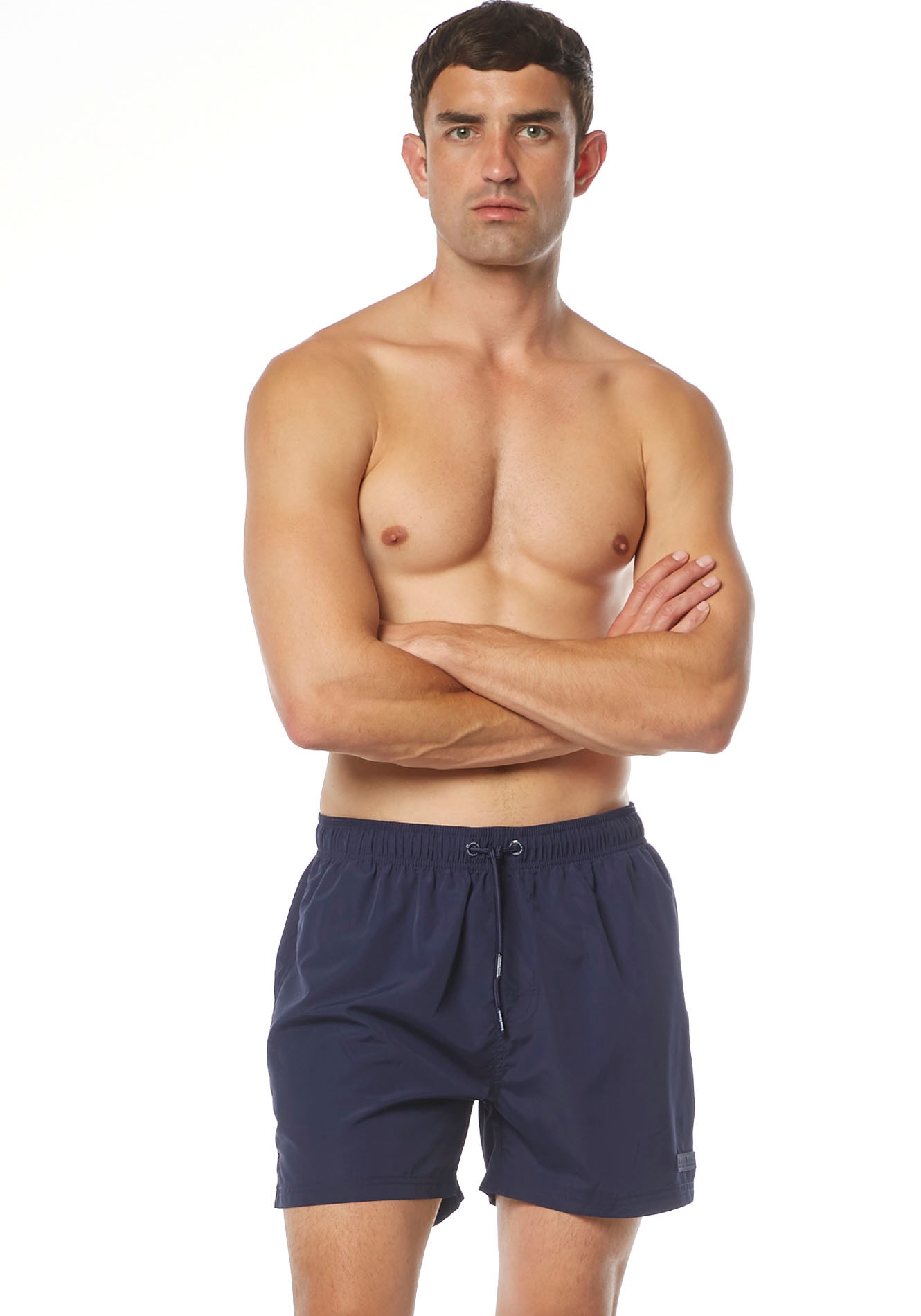 Bruno Banani Badeshorts "Boxer Wave Line 2.0 Swim", mit Tunnel-Gummibund