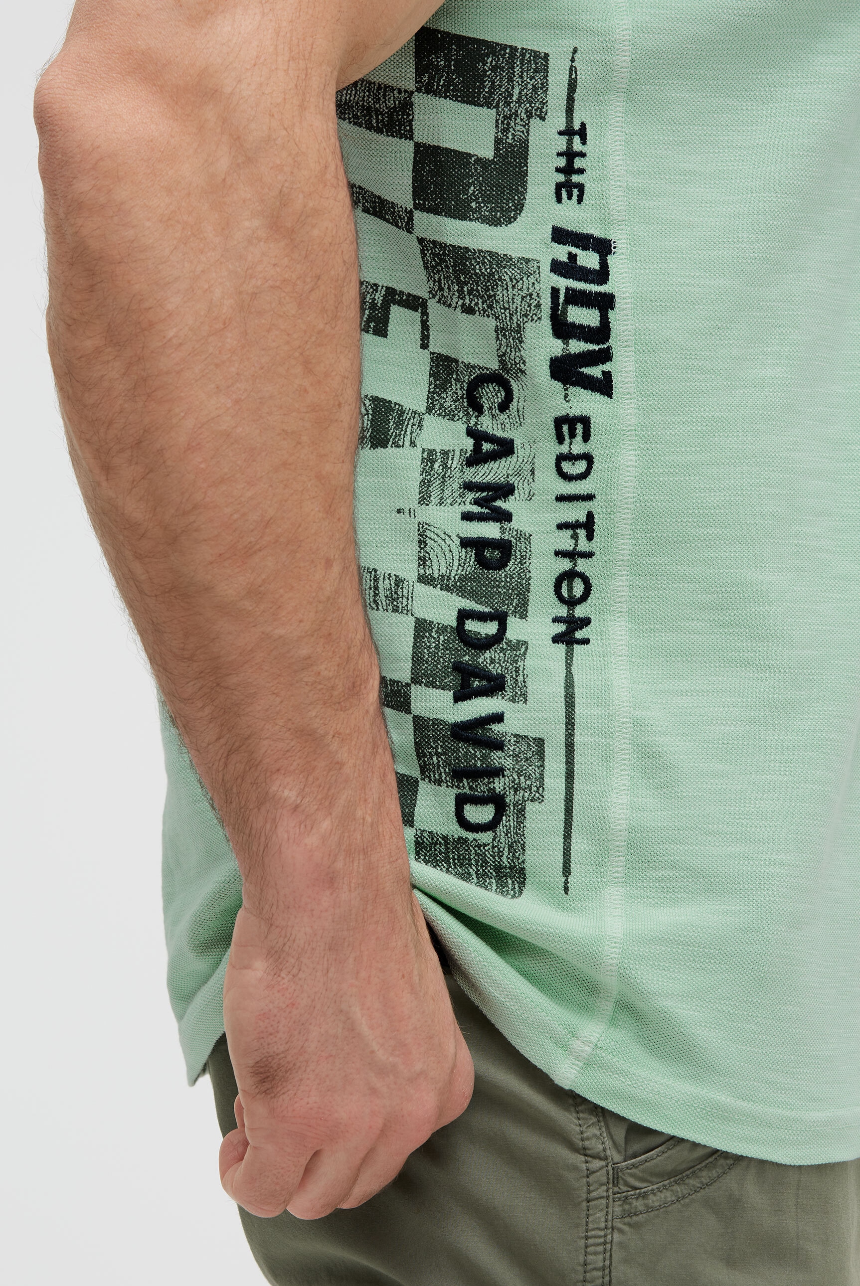 CAMP DAVID Poloshirt aus Baumwolle