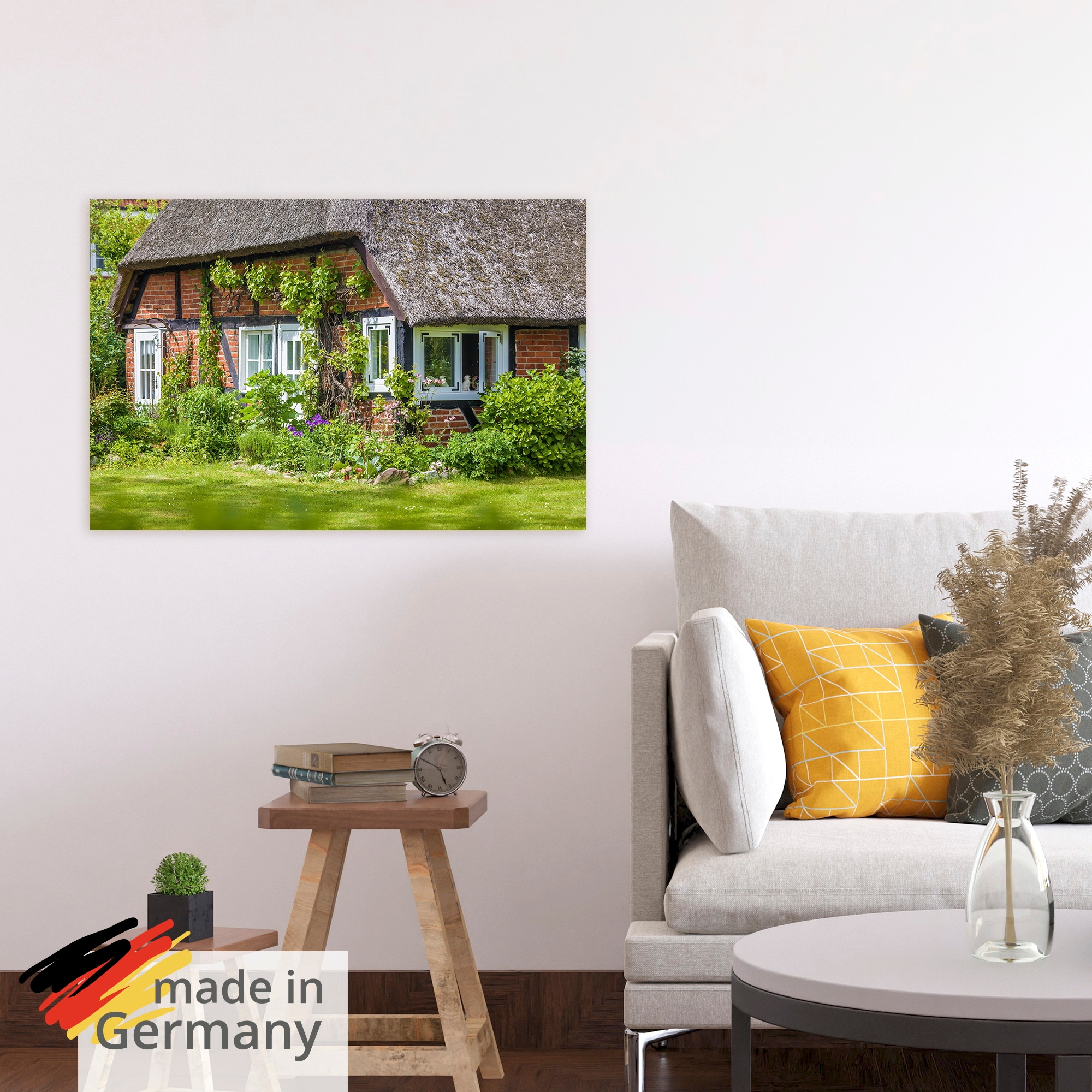 Artland Wandbild »Alter Reetdachhof Zingst an der Ostsee« 1 Stk. tlg. als Alubild, Leinwandbild, Poster, Wandaufkleber in verschied. Größen