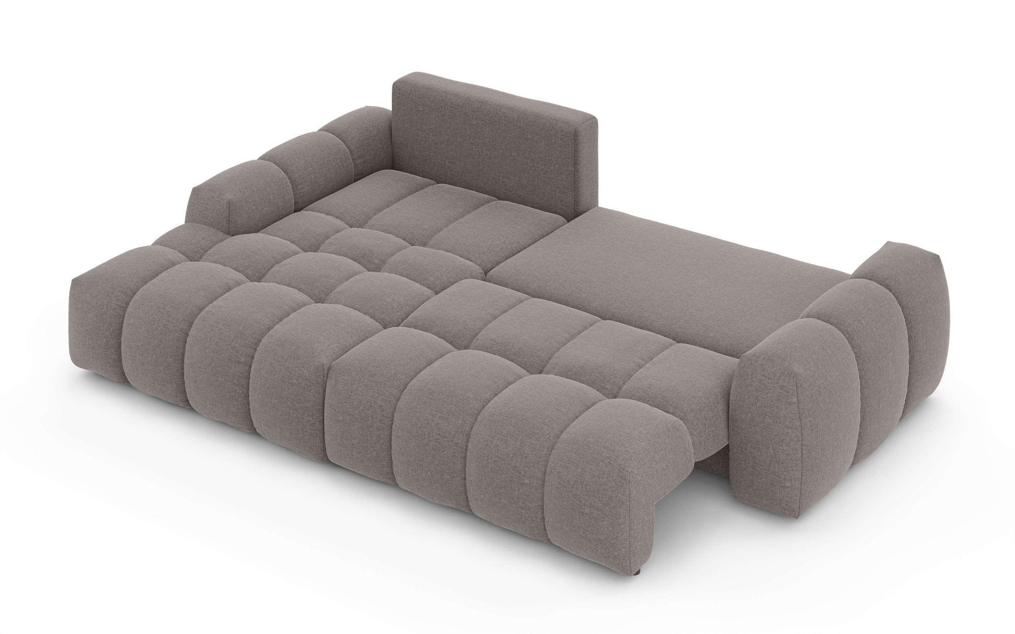 INOSIGN Ecksofa »AZITA klein optionale Schlafsofa mit Bettkasten, B/T/H: 270/166,5/84cm«, L-Form mit Wellenunterfederung, Bubble-Optik