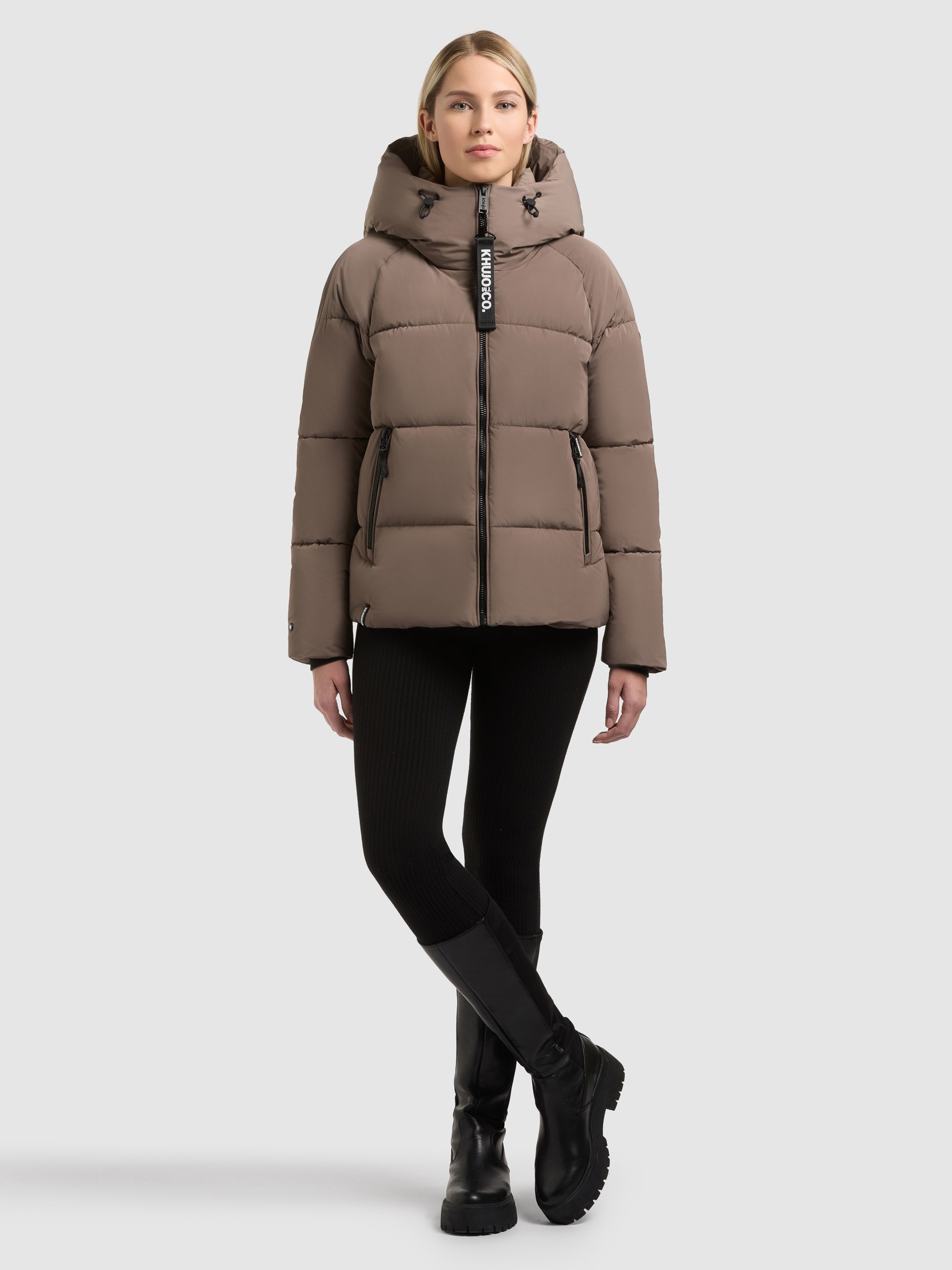 khujo Steppjacke "ONO2" mit Kapuze