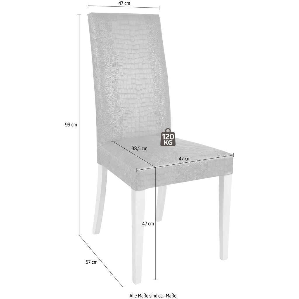 Home affaire Polsterstuhl »Java«, (Set), 2 St., Kunstleder