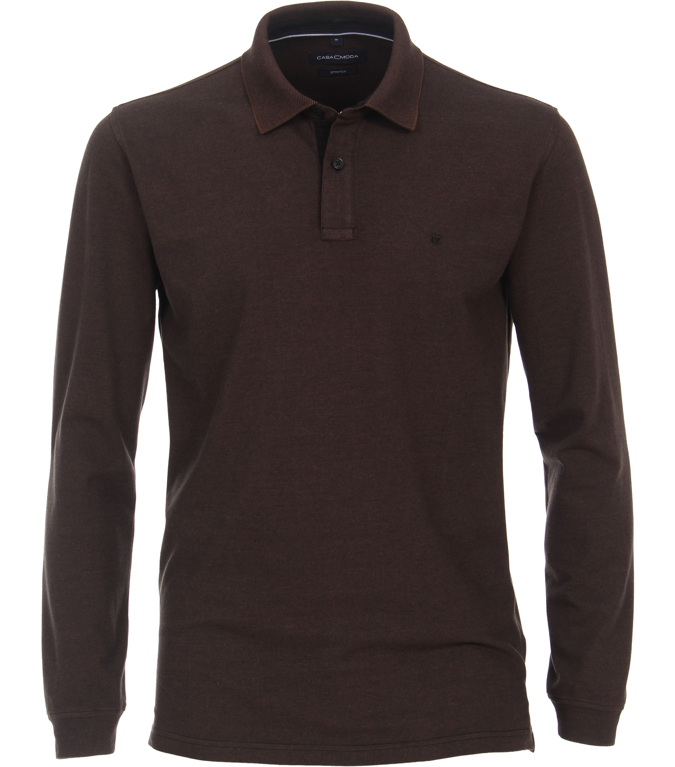 CASAMODA Langarm-Poloshirt "CASAMODA Polo-Shirt Langarm uni"