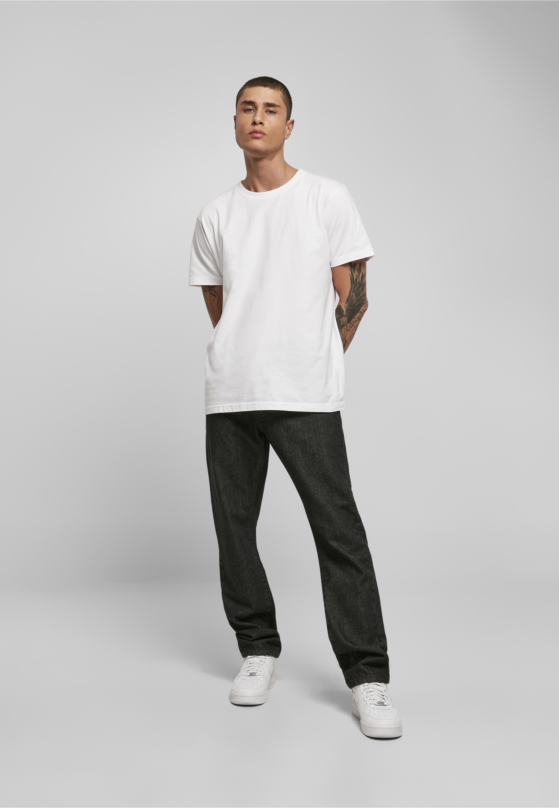 URBAN CLASSICS Bequeme Jeans »Urban Classics Herren Organic Straight Leg Denim« 1 Stk.