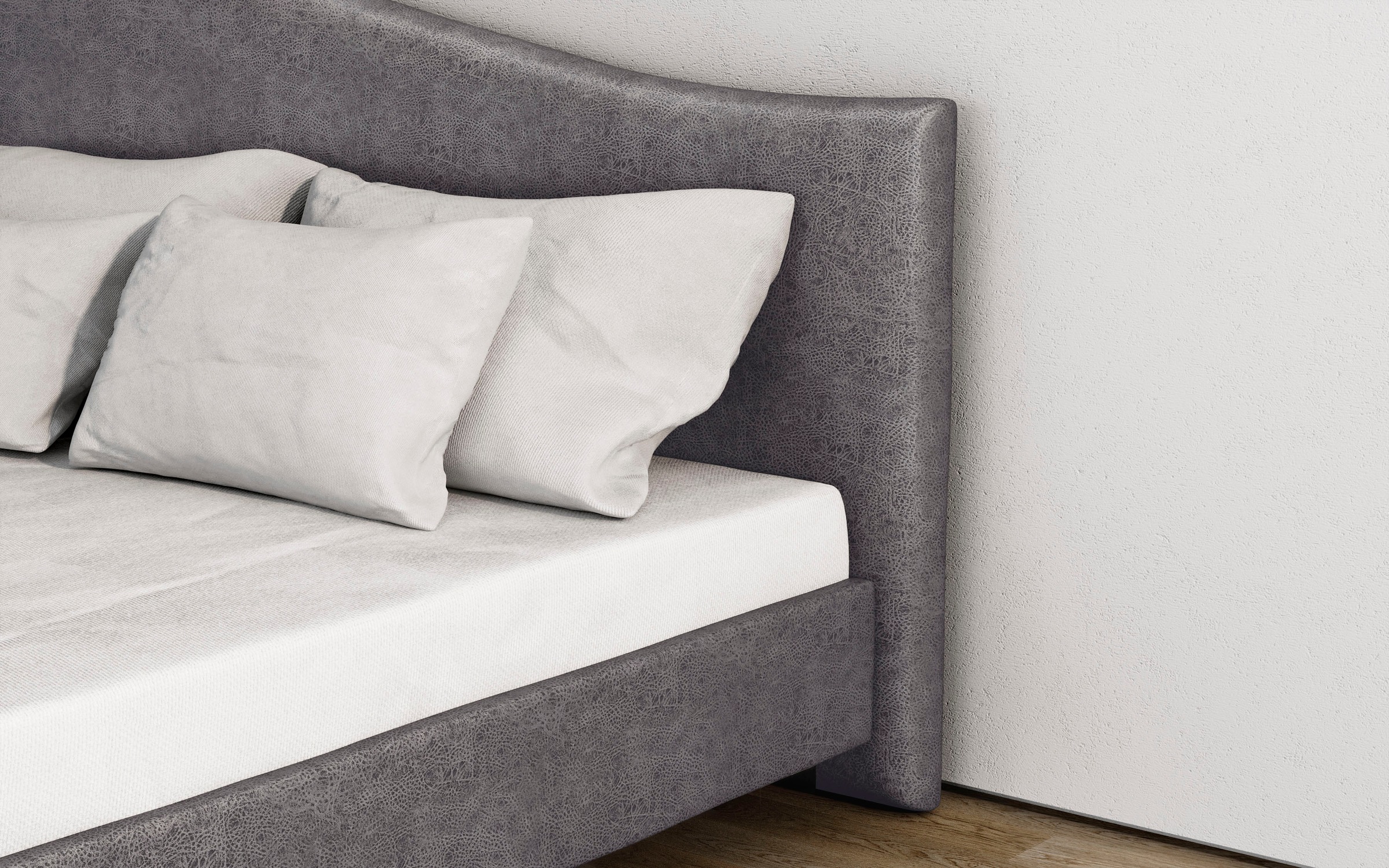 WESTFAL Polsterbett Grau 160x200cm 8