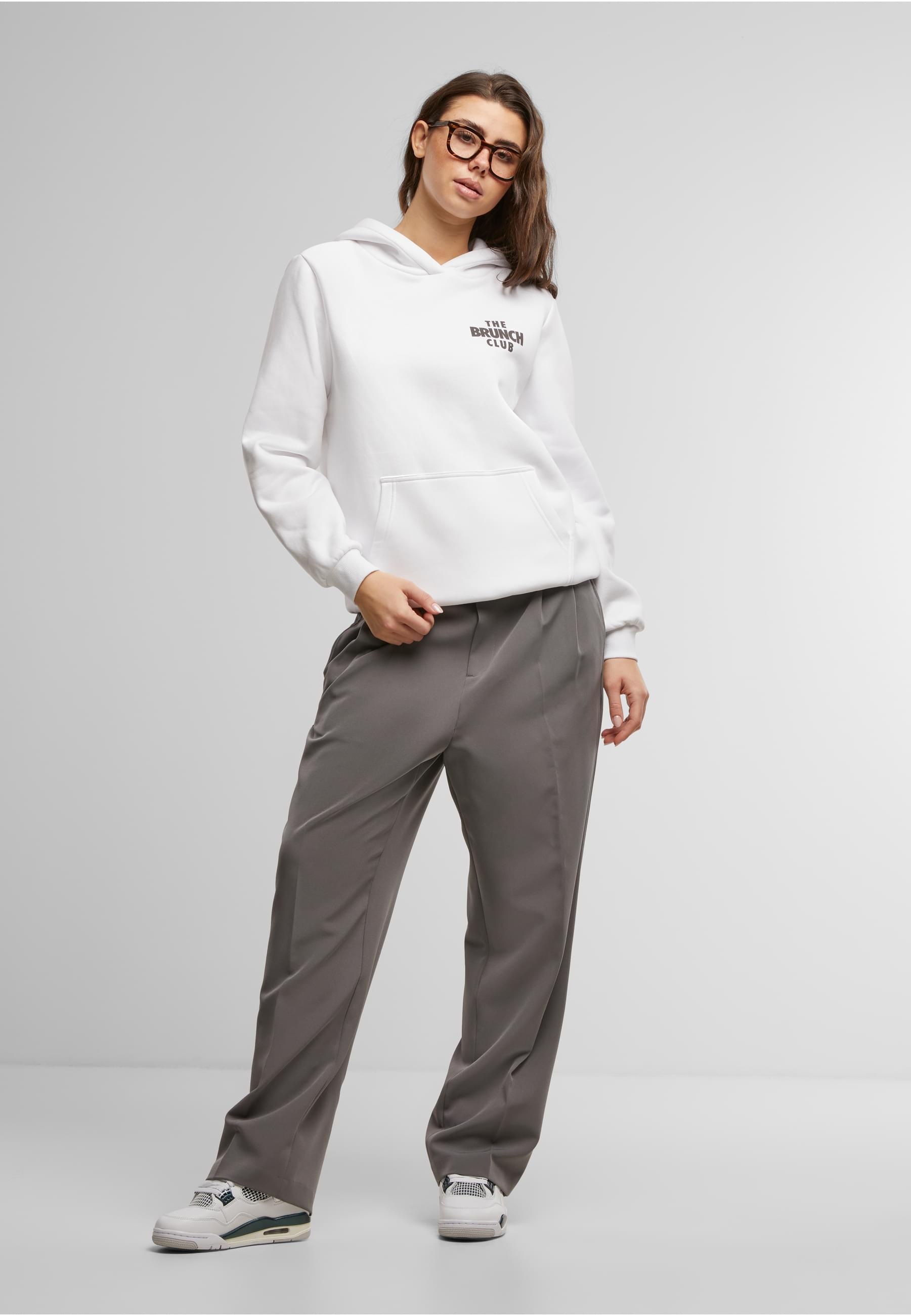 Miss Tee Kapuzenpullover »Miss Tee The Brunch Club Ladies Fluffy Hoody«, (1 tlg.)