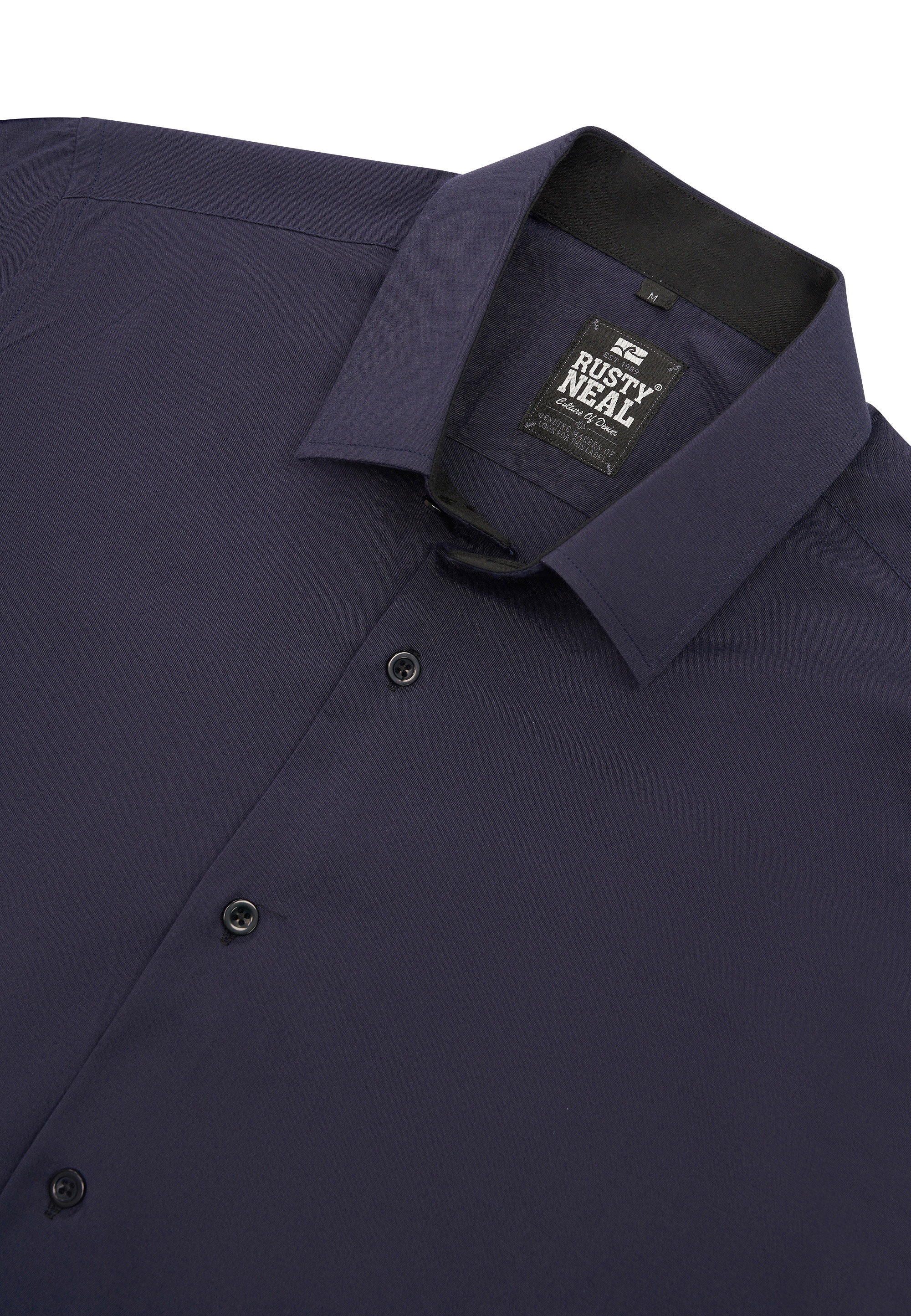 Rusty Neal Langarmhemd mit Krawatte