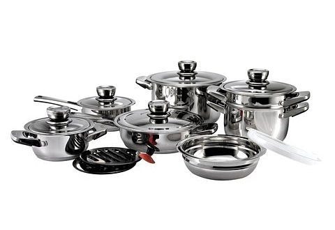 KING Topf-Set »SBS Gourmet Royal«, Meister-Chromstahl, (Set, 16 tlg.), Induktion