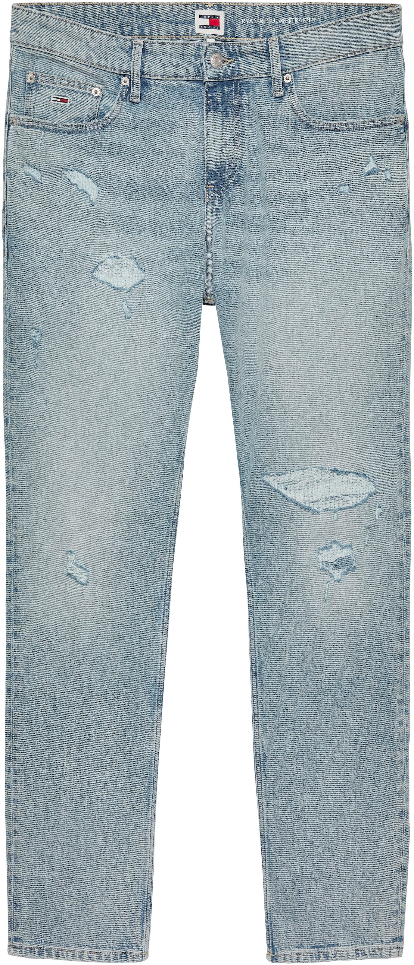 Straight-Jeans »RYAN RGLR STRGHT«, mit Used-Effekten