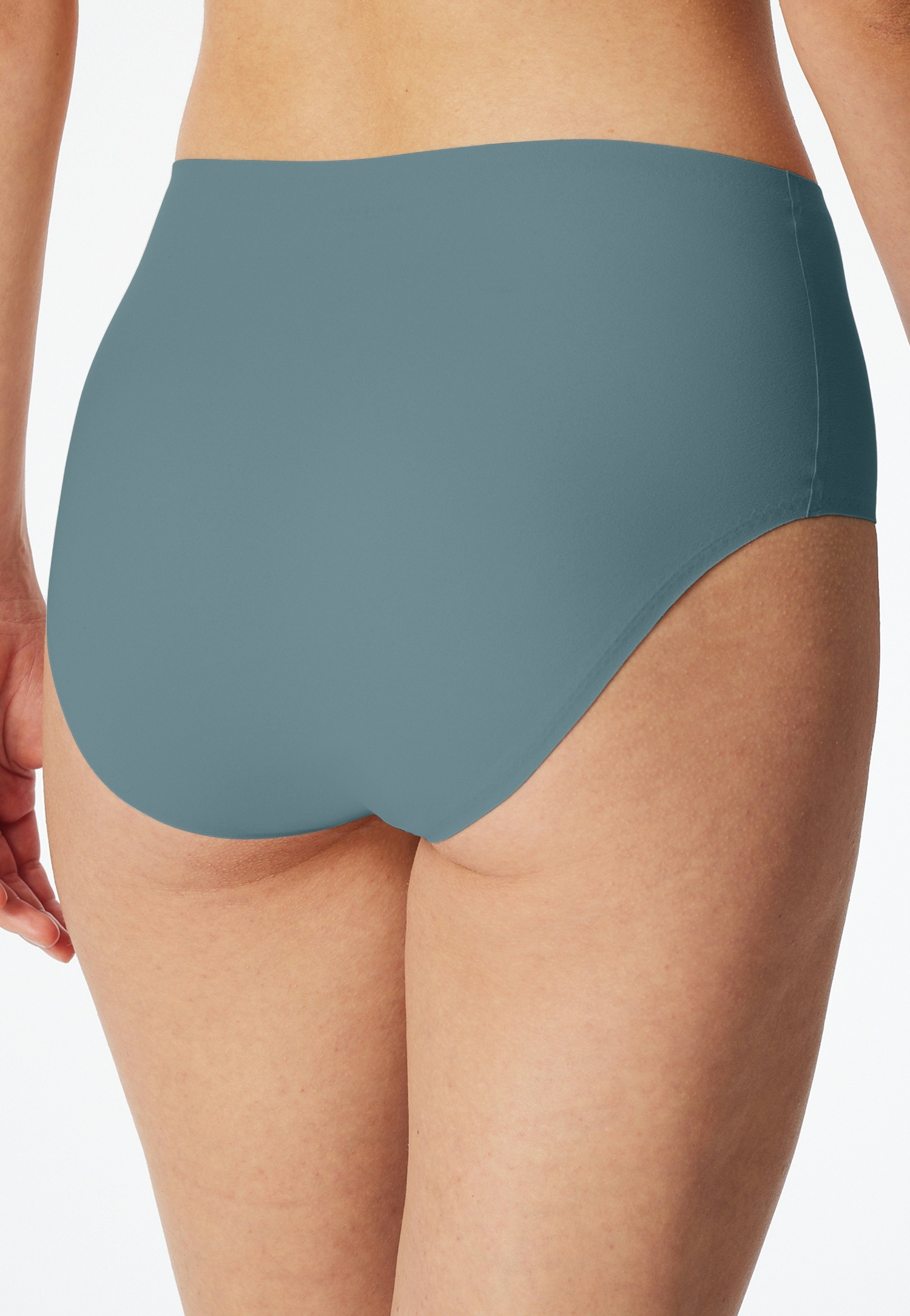 Thumbnail - Schiesser Slip "Invisible Soft" Microfaser, Lasercut-Abschlüsse, hoher Bund
