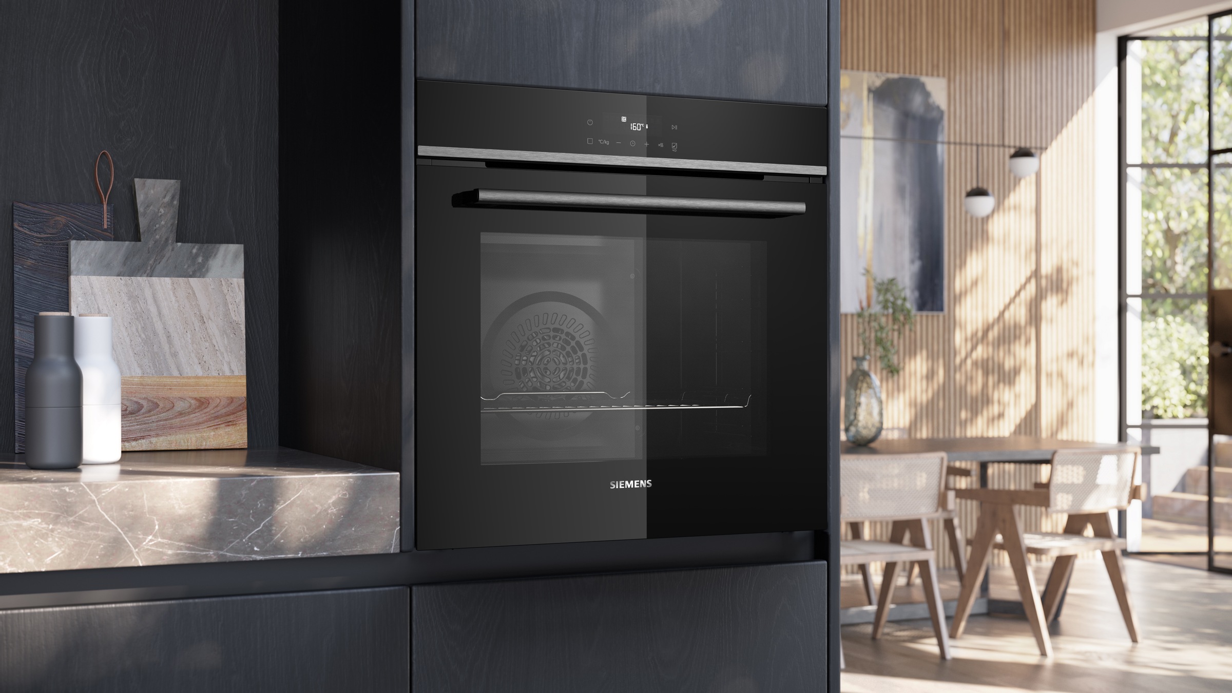 SIEMENS Pyrolyse Backofen iQ300 »HB572ABS4« mit Teleskopauszug nachrüstbar Automatische Selbstreinigung activeClean & 10 Automatikprogramme