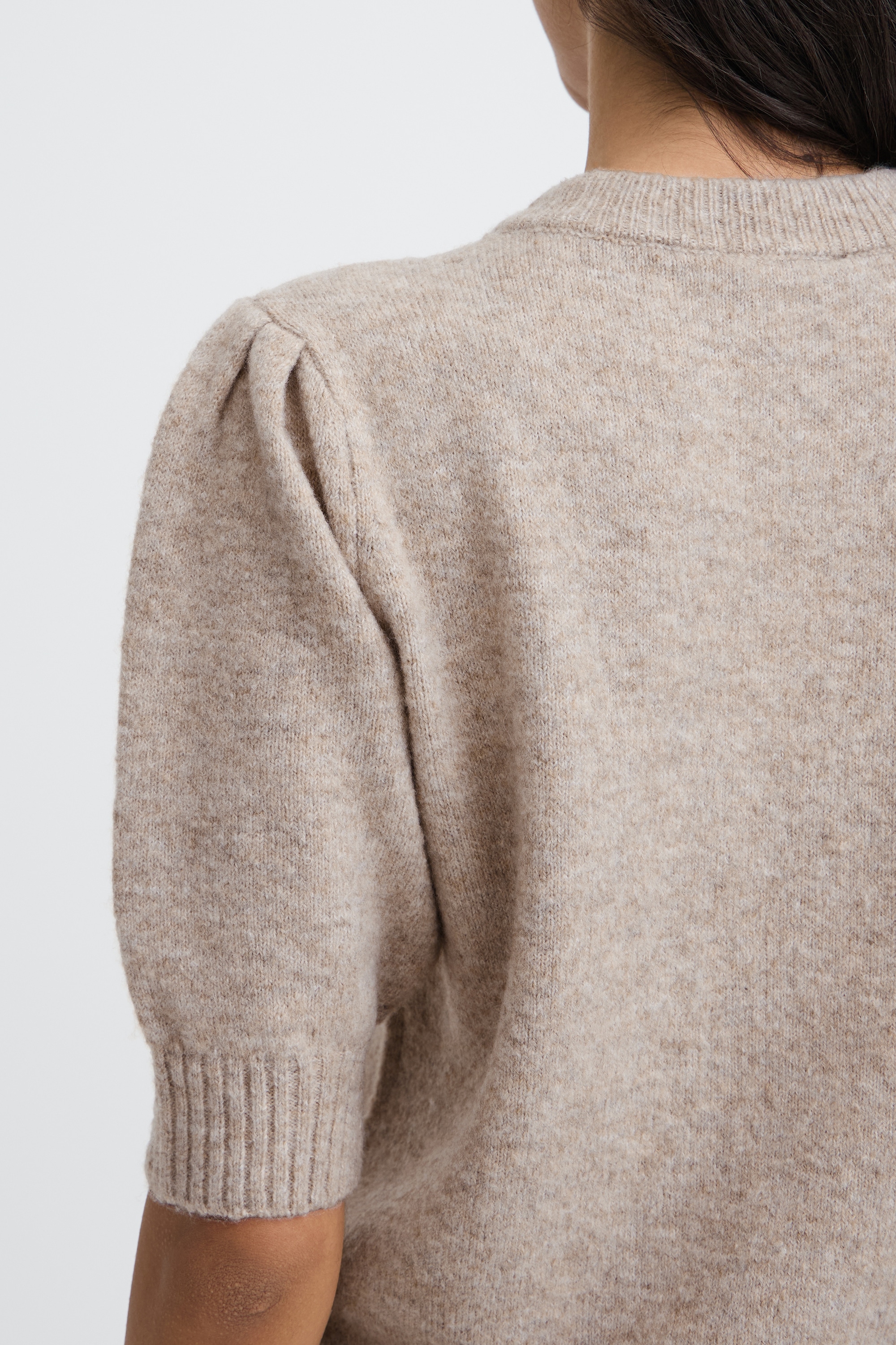 b.young Kurzarmpullover »Damen Halblange Ärmel BYOSMILLA«
