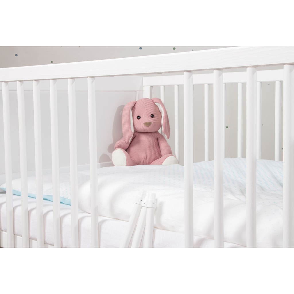 Pinolino® Babyzimmer-Komplettset »Jarle breit groß, begrenztes Angebot! Top Preis!«, (Set, 3 St., Gitterbett, Wickelkommode, Kleiderschrank)