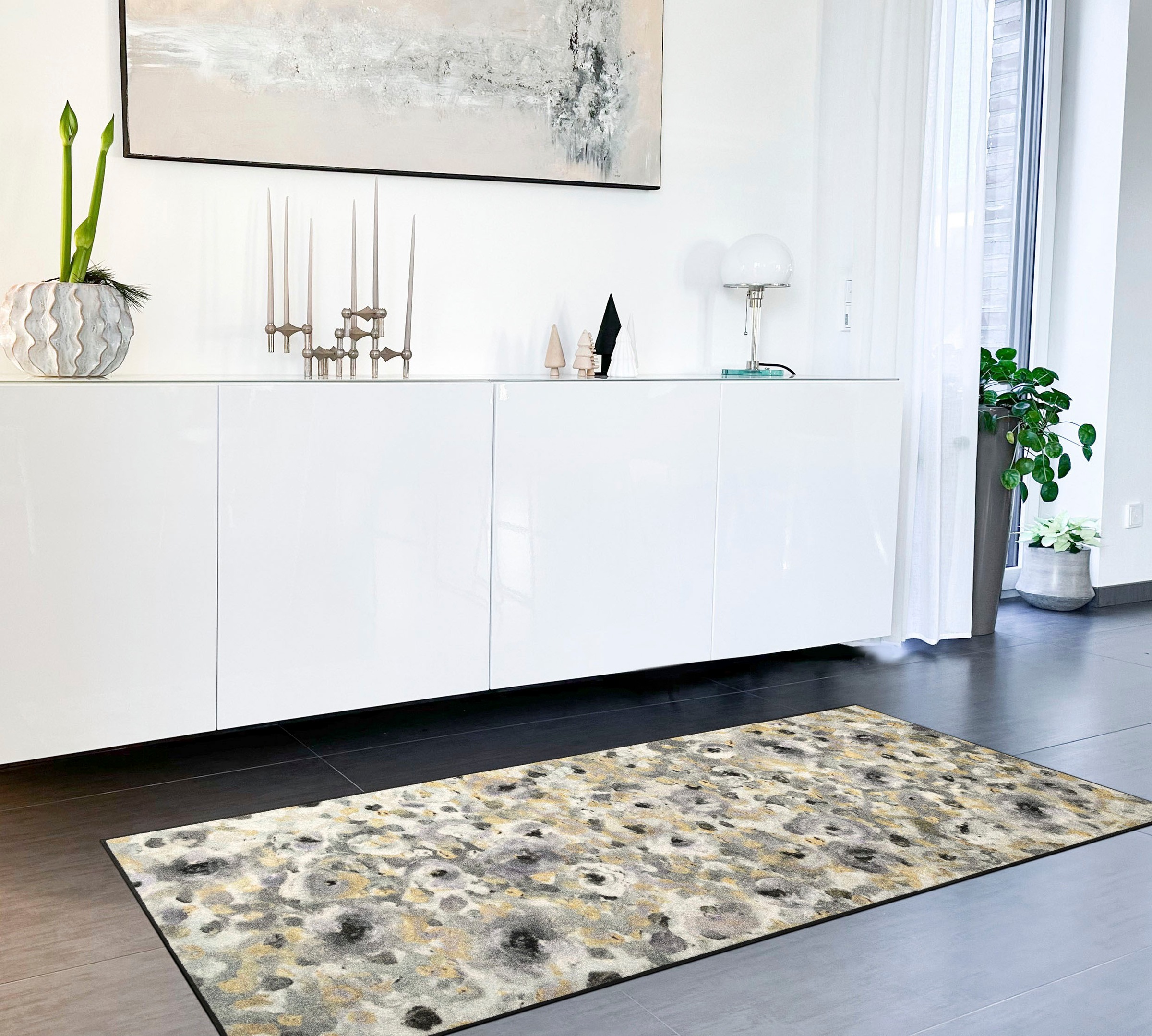 wash+dry by Kleen-Tex Teppich "Light Blossom" rechteckig 7 mm Höhe günstig online kaufen