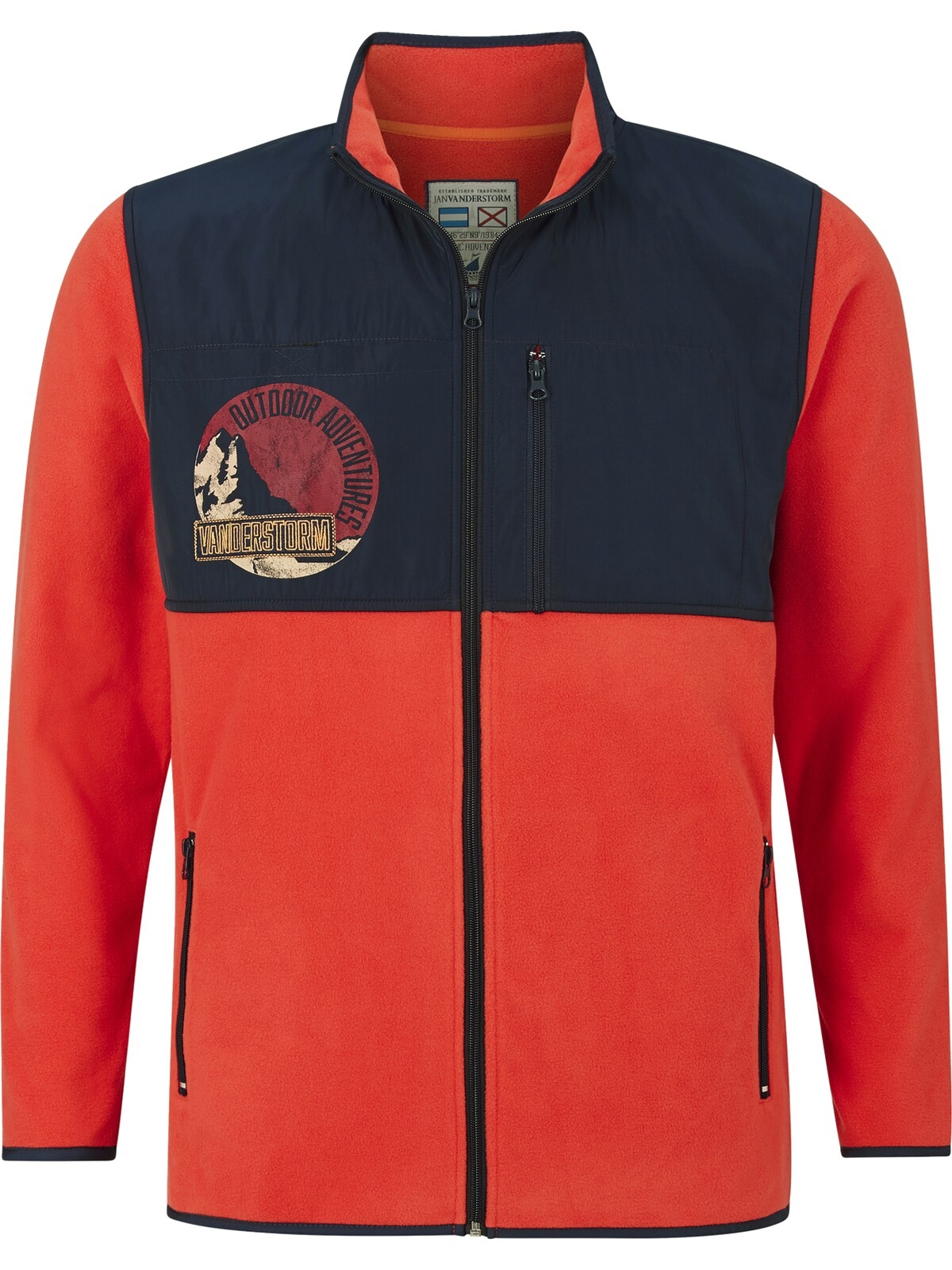 Jan Vanderstorm Sweatjacke »Fleecejacke ELIUS«