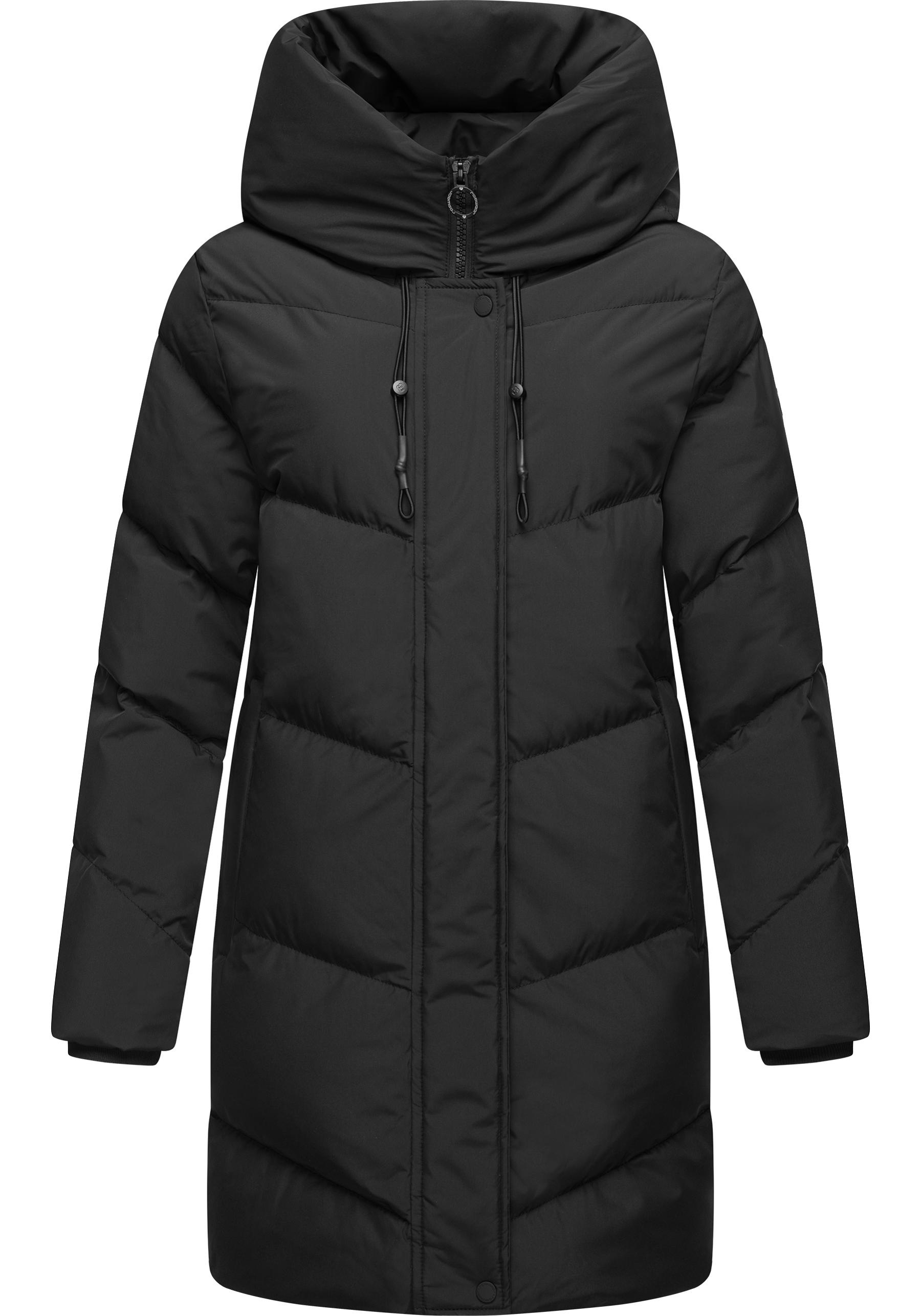 Ragwear Kurzmantel »Avelin«, Wasserdichter gesteppter Damen Wintermantel