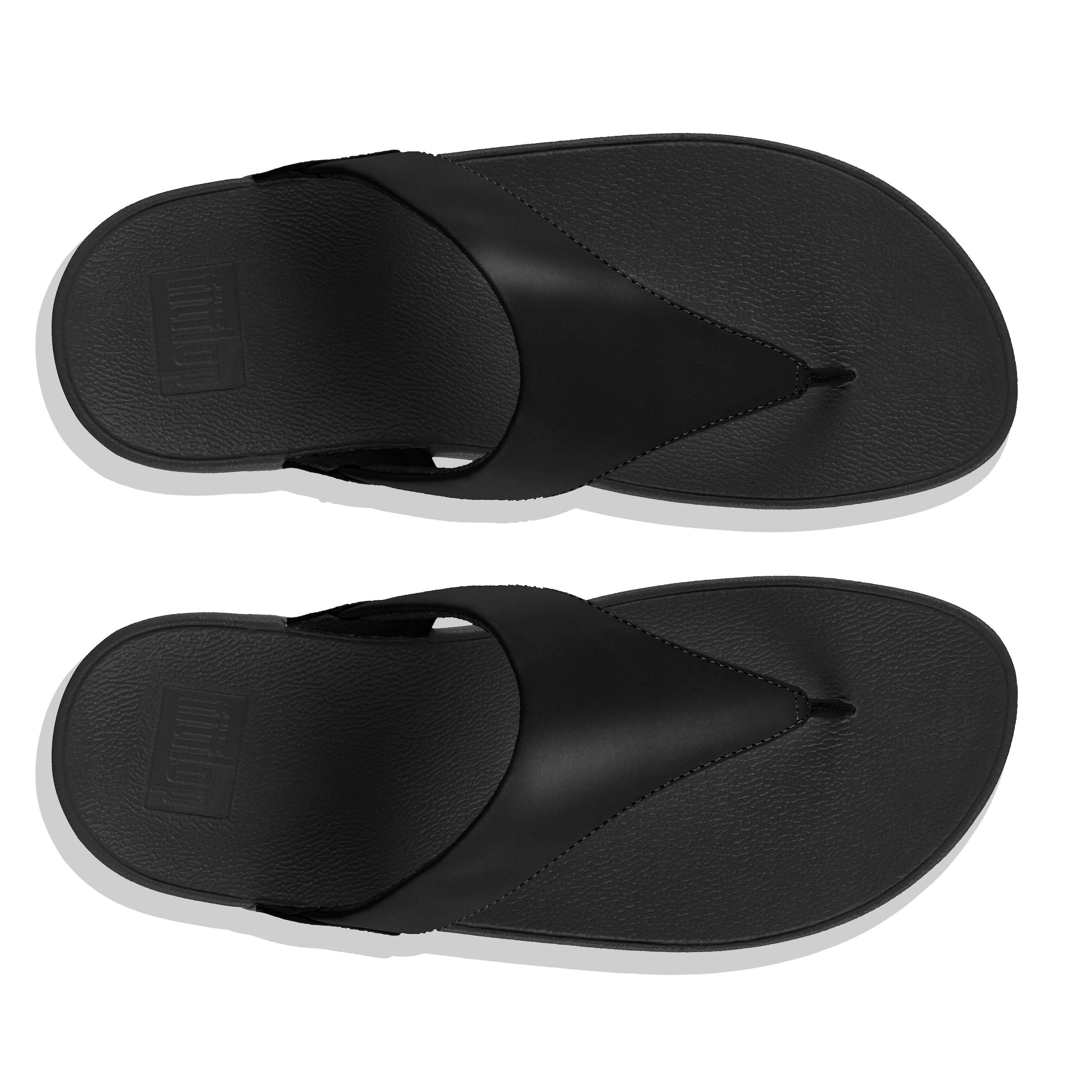 Fitflop Dianette »LULU LEATHER TOEPOST«, Pool Slides, Pantolette, Badeschuh mit Keilabsatz