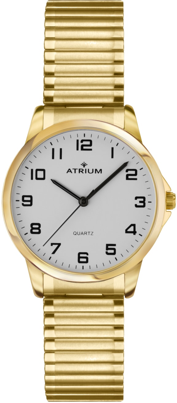 Atrium Quarzuhr »A37-60«, Armbanduhr, Damenuhr, Flexband, Zugband