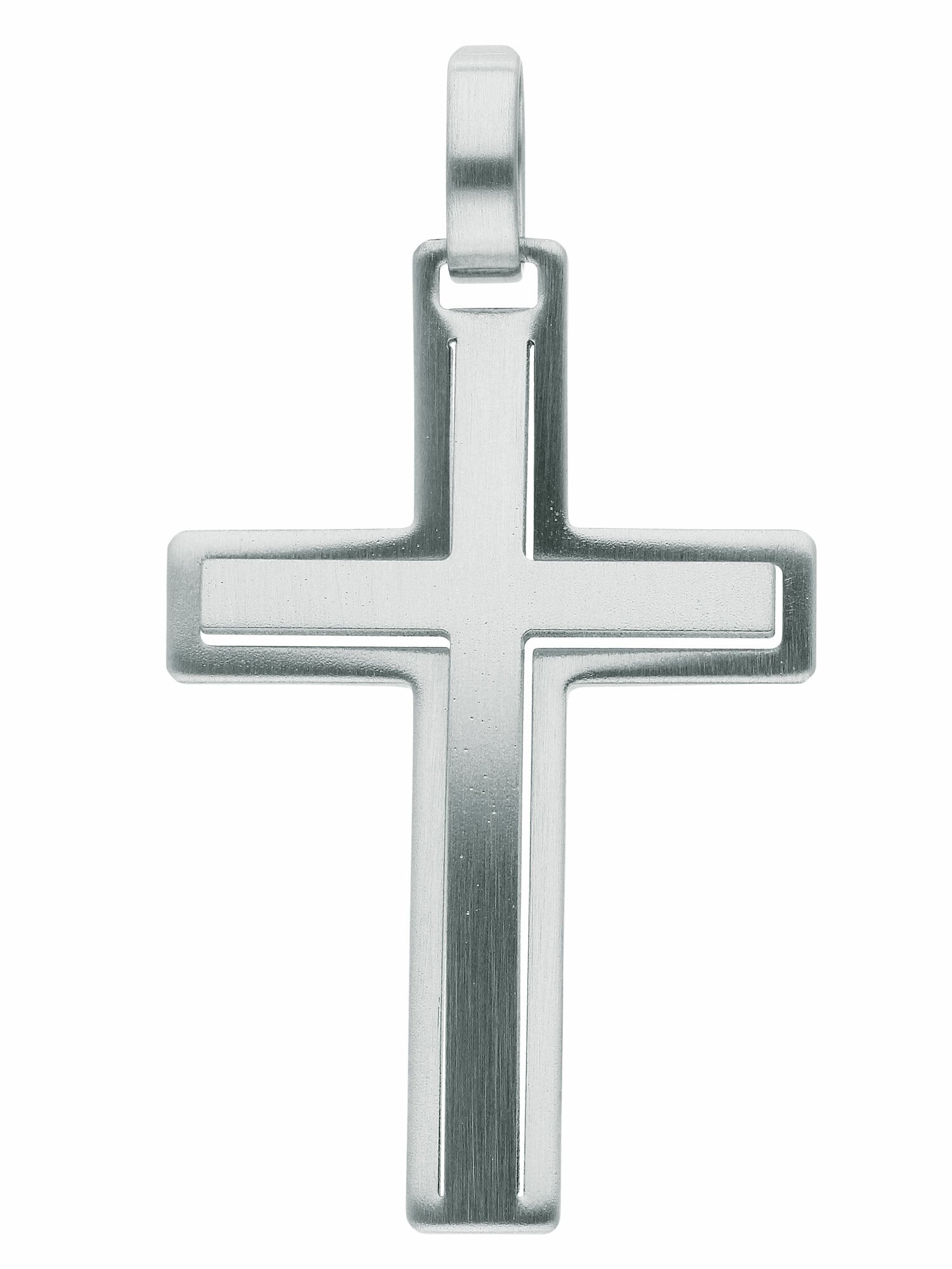Adelia´s Kettenanhänger »Edelstahl Kreuz Anhänger« Edelstahlschmuck für  Damen & Herren