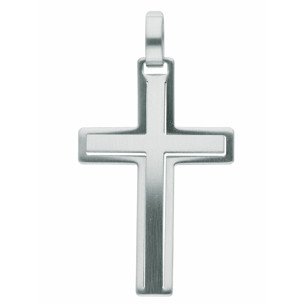 Adelia´s Kettenanhänger »Edelstahl Kreuz Anhänger« Edelstahlschmuck für Damen & Herren