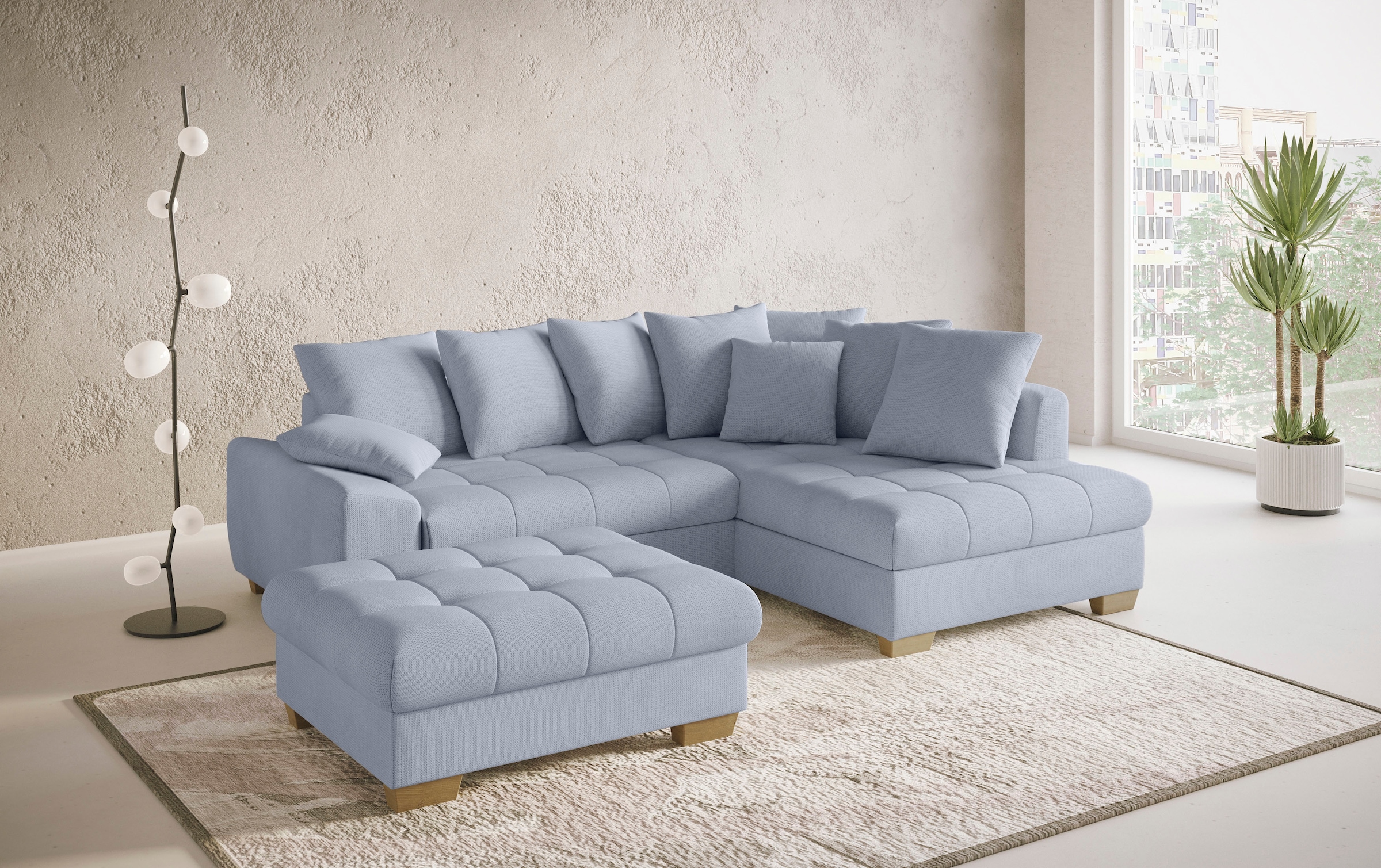 Mr. Couch Hocker »Nikita II« Kaltschaumpolsterung, bis 140 kg belastbar, passend zu der Garnitur