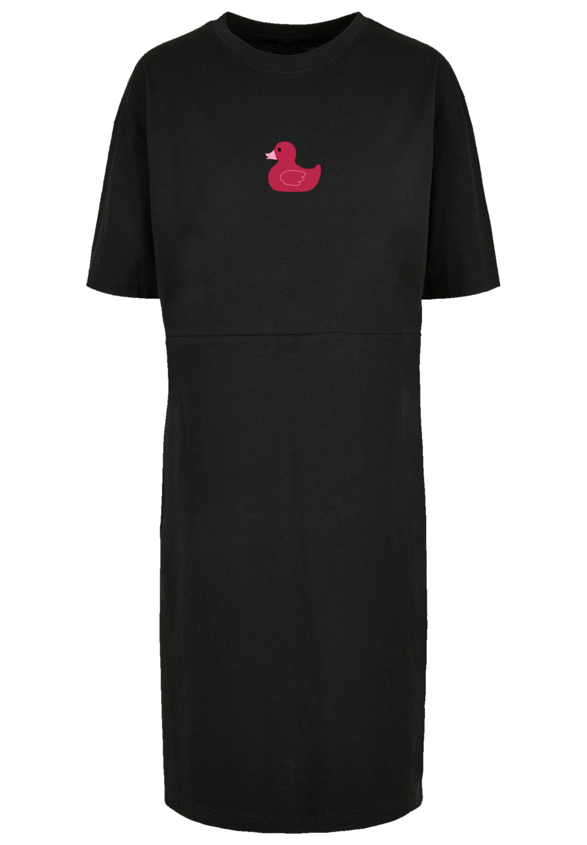 F4NT4STIC Shirtkleid "Ente Magenta" Ohne Taschen Print günstig online kaufen