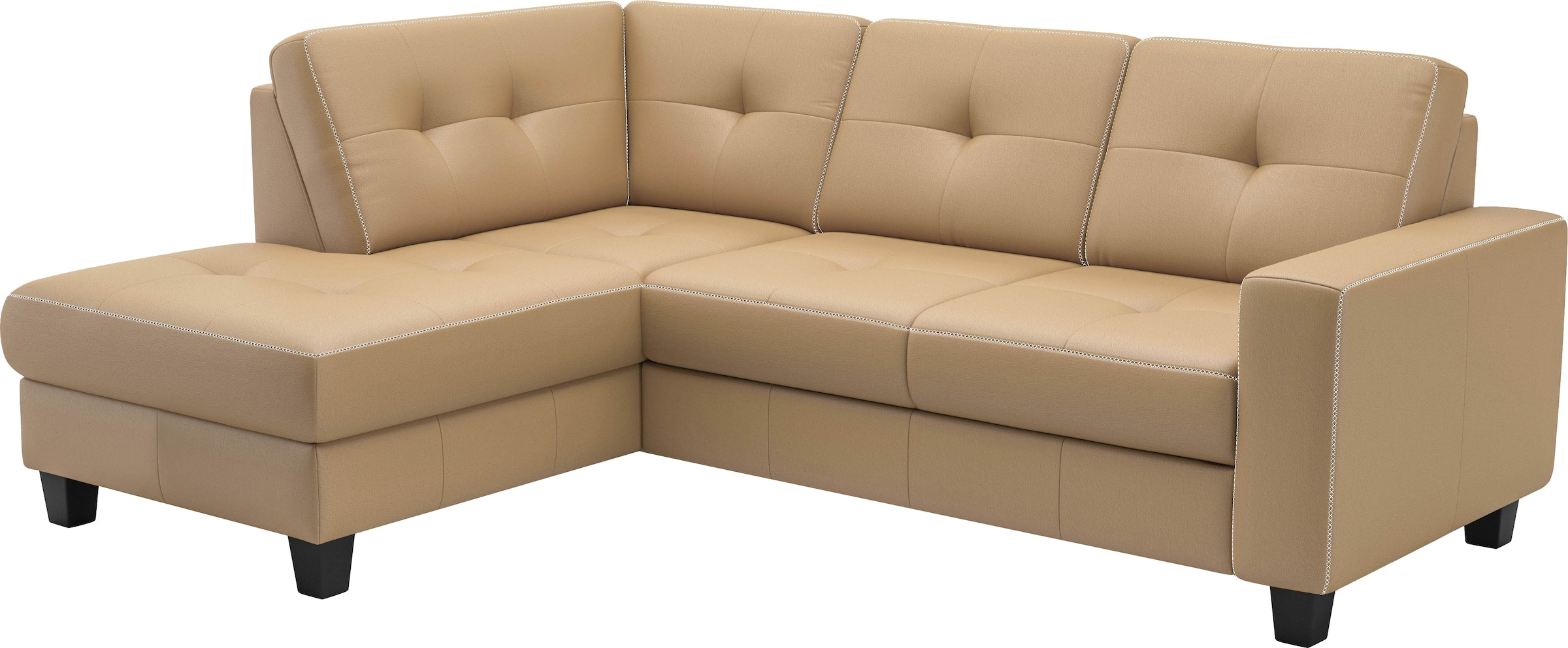 Home affaire Ecksofa »Varese« wahlweise mit Bettfunktion und Bettkasten