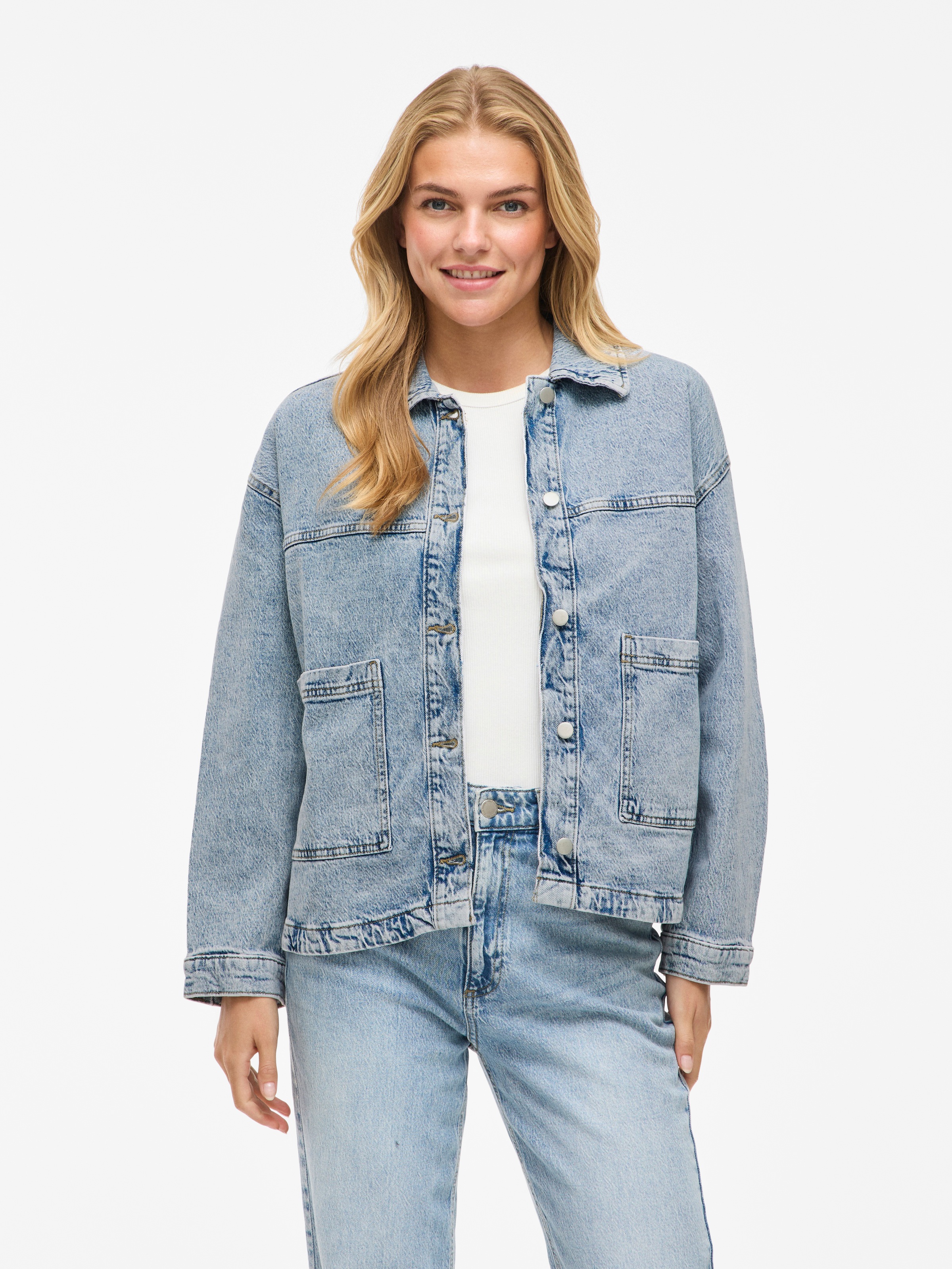 Vila Jeansblazer "VIJAF L/S DENIM JACKET - NOOS" günstig online kaufen