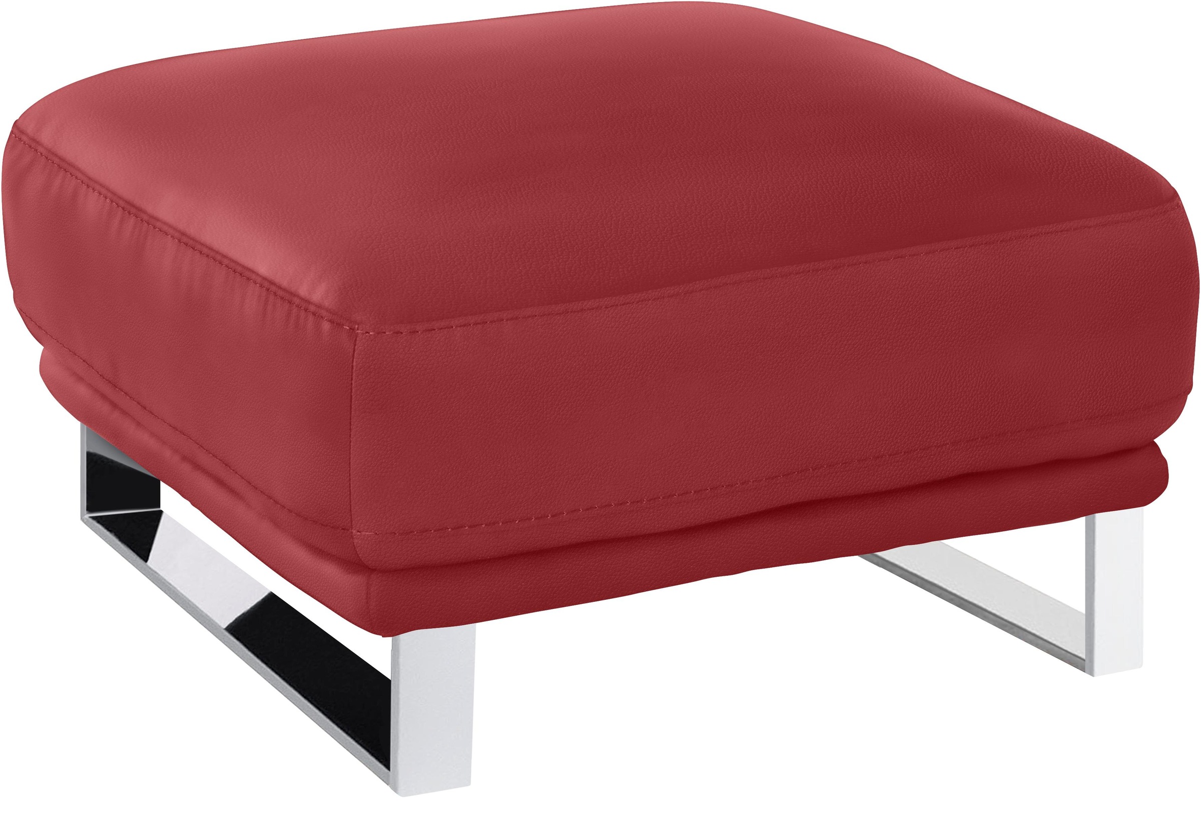 W.SCHILLIG Hocker »montanaa« mit Metallkufen in Chrom glänzend, Breite 71 cm