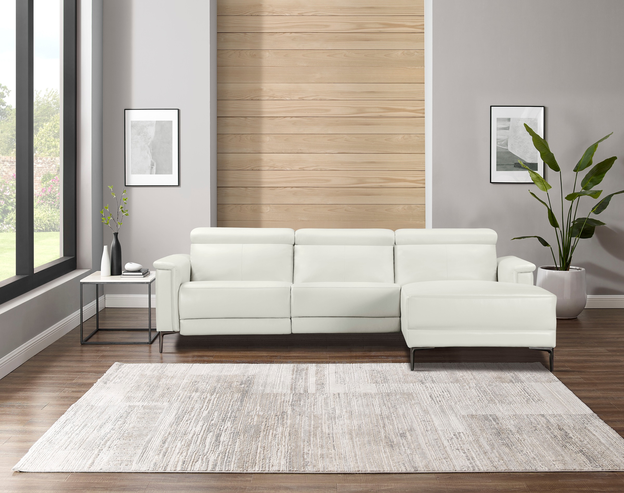 Home affaire Ecksofa "LUND, L-Form, 261cm, man. o. elektr. Relaxfunktion (m günstig online kaufen