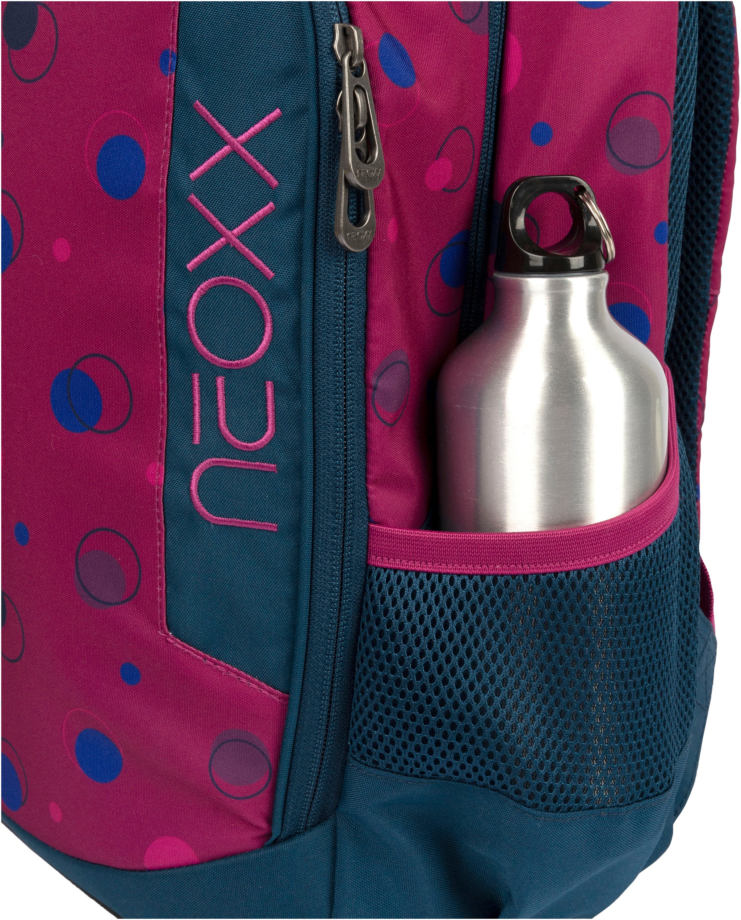 neoxx Schulrucksack »Flow, Bubble me around«, teilweise aus recyceltem Material