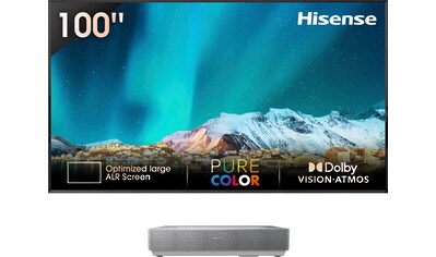 DLP-Beamer »Hisense 100L5HD Daylight Screen (100 Zoll) Laser TV Projektor«