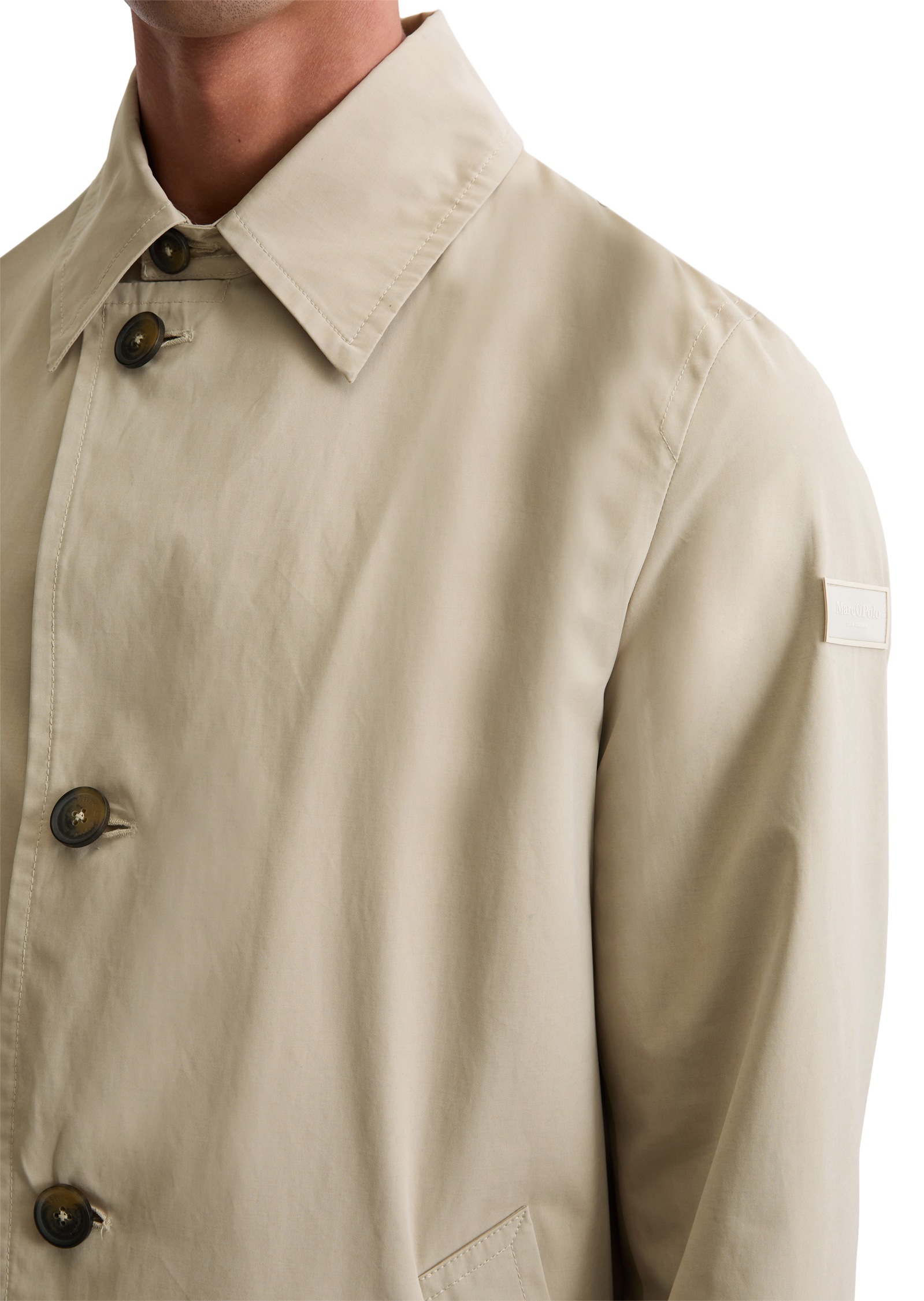 Thumbnail - Marc OPolo Kurzmantel regular fit im Carcoat-Stil, Gehschlitz hinten