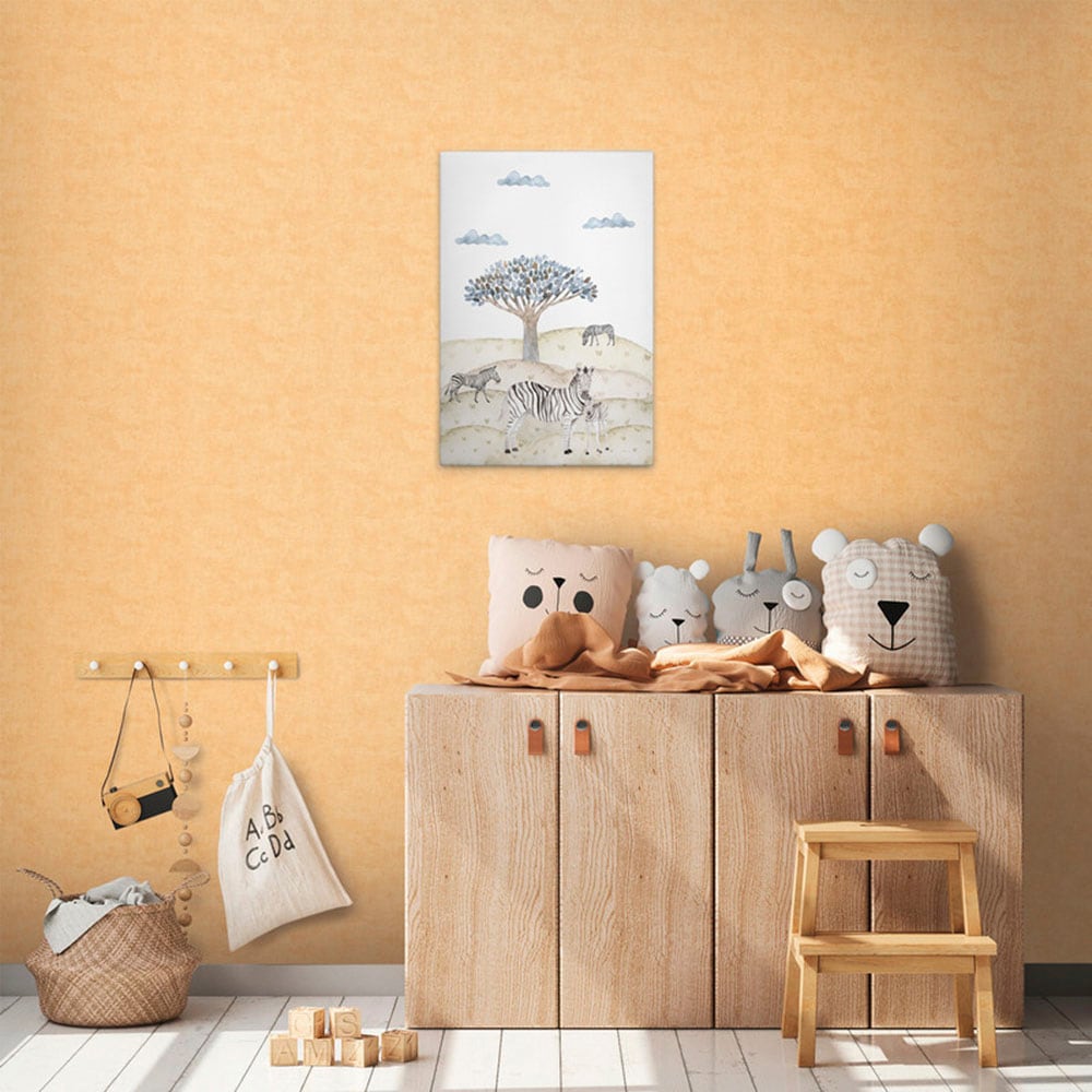 A.S. Création Leinwandbild "Safari Squad 3 - Wandbild Beige Blau Keilrahmen günstig online kaufen