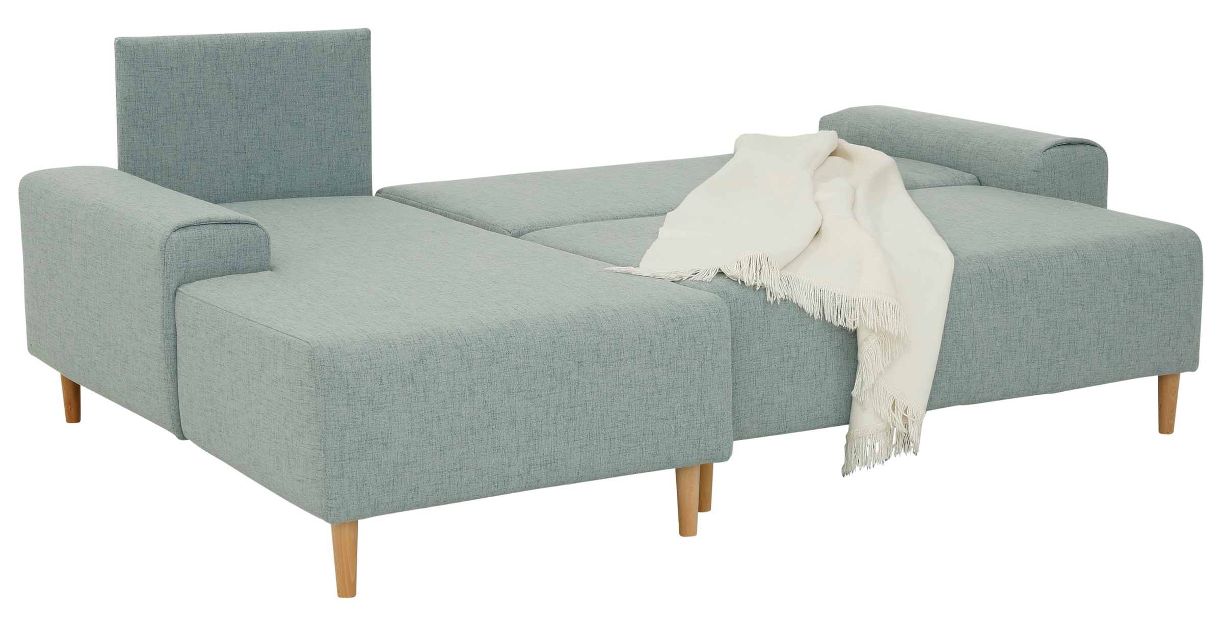 INOSIGN Ecksofa »Samu L-Form«, wahlweise mit Bettfunktion und Bettkasten