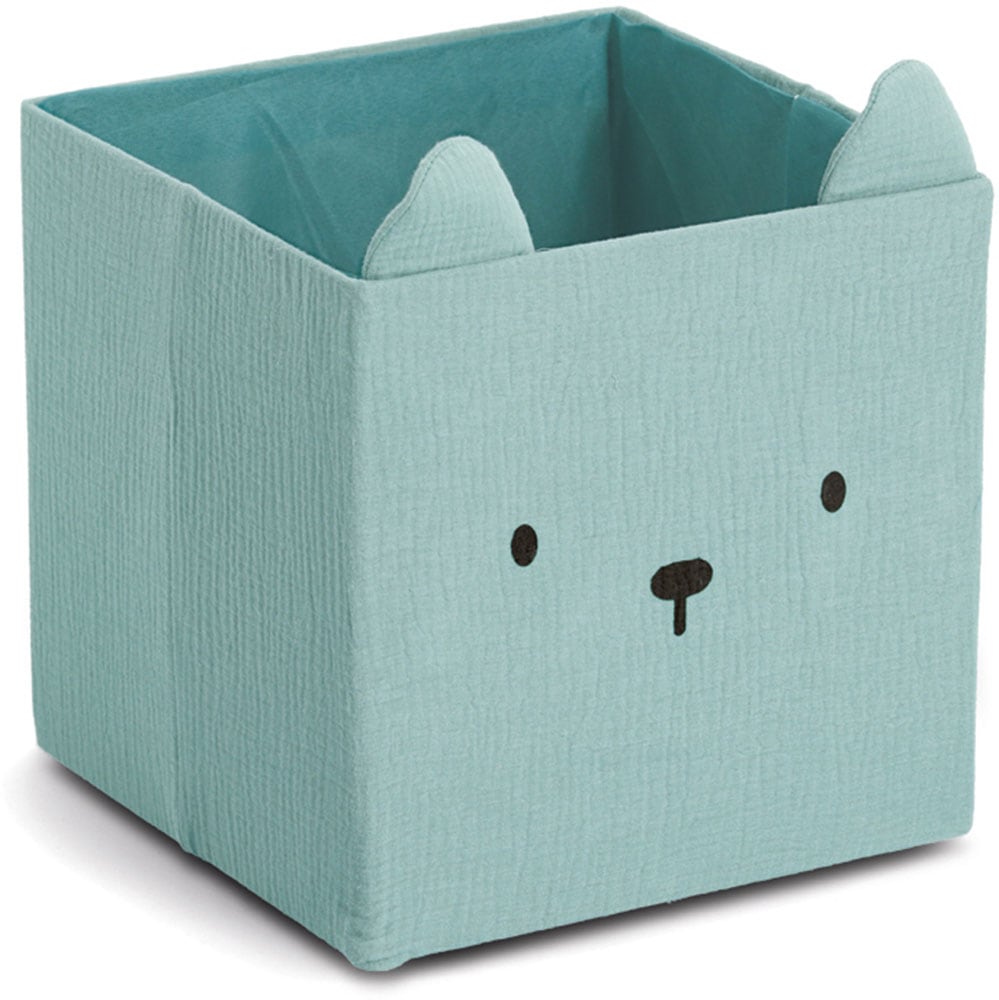 Zeller Present Aufbewahrungsbox ""Bär", Musselin" Tiermotiv, kinderfreundli günstig online kaufen