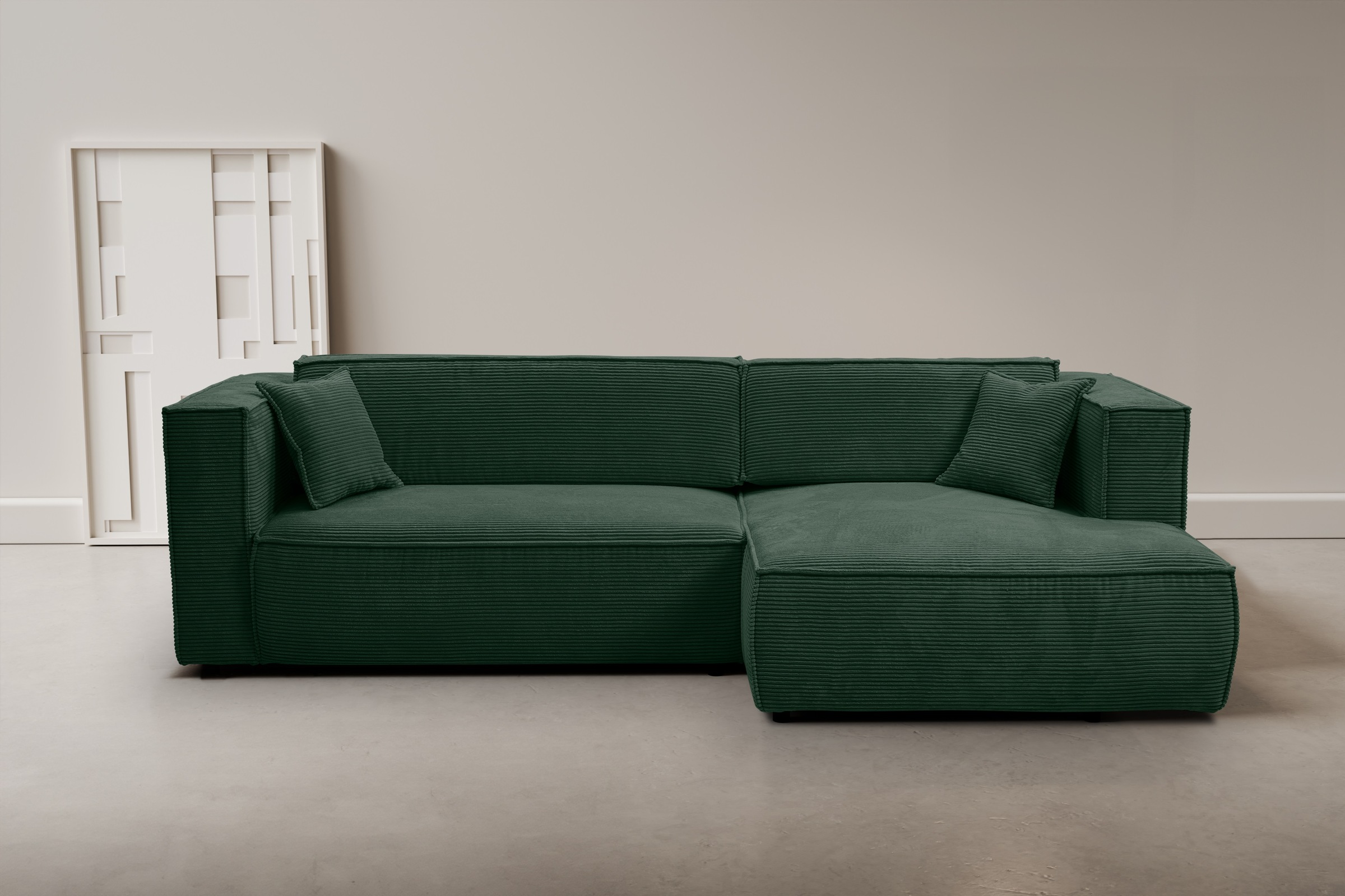 WERK2 Ecksofa "Atlanta-New, modernes Design, Stellmaße 280x147cm, L-Form, K günstig online kaufen