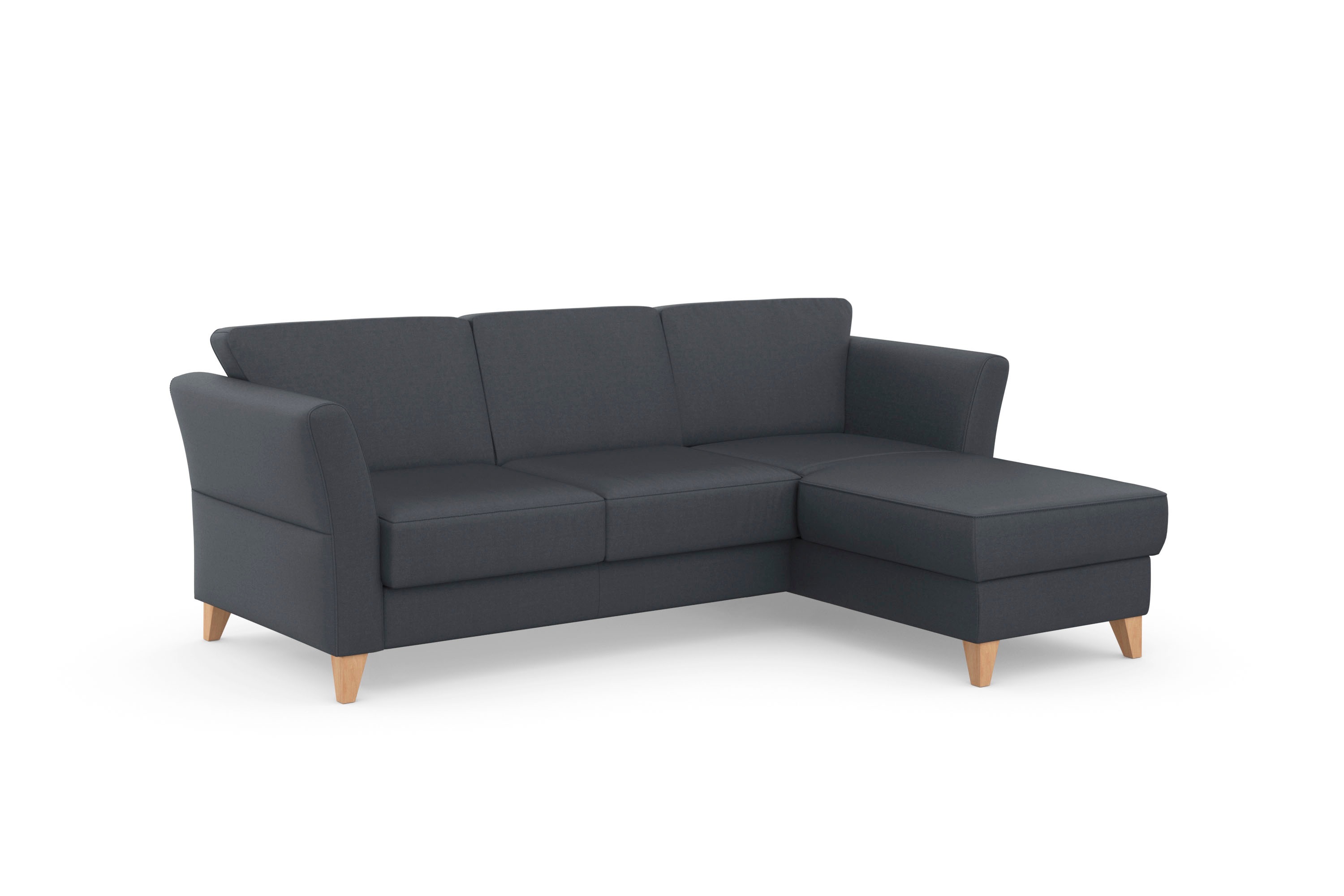 Thumbnail - sit&more Ecksofa "Visby L-Form" Wahlweise mit Bettfunktion und Bettkasten, frei im Raum stellbar