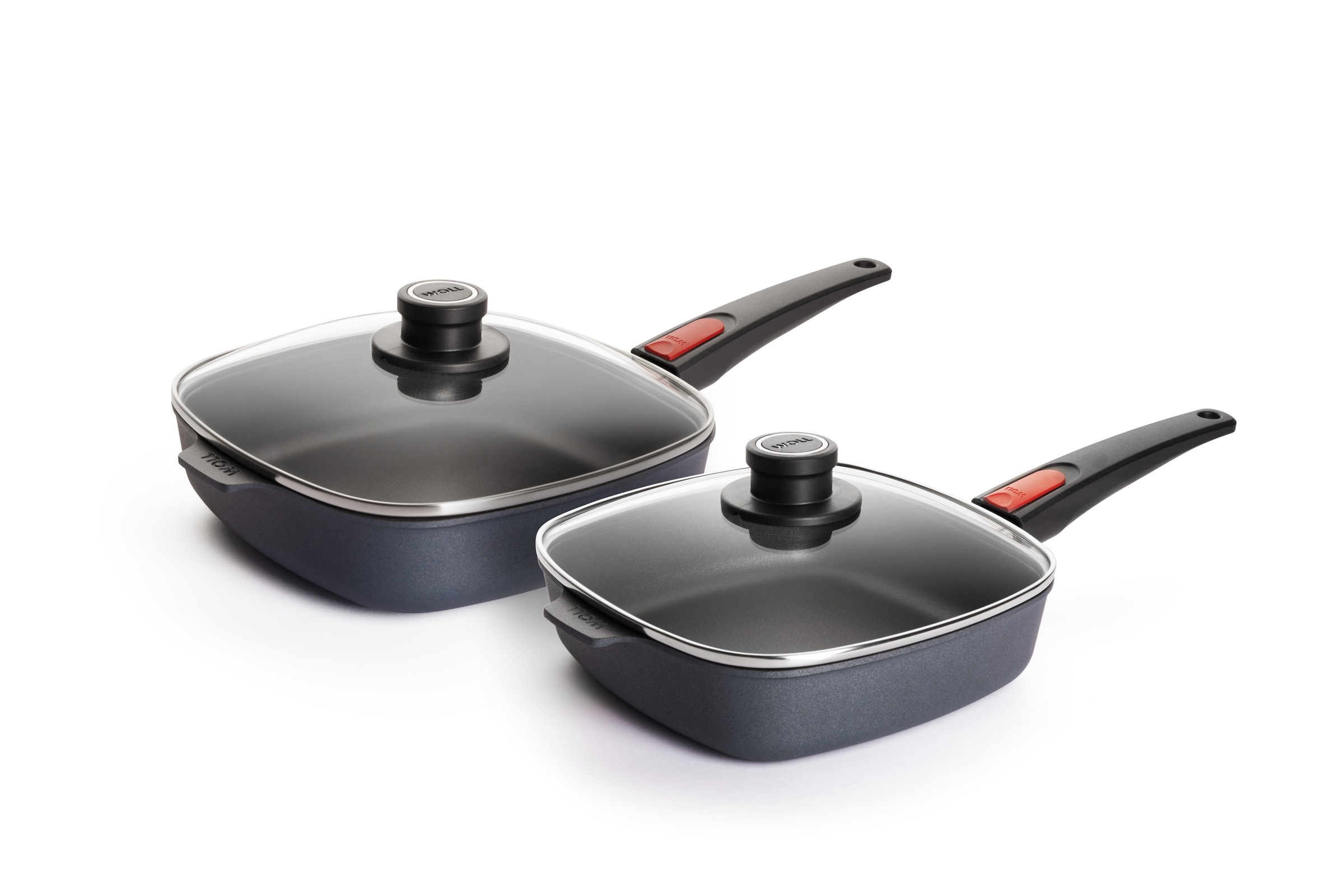 Pfannen-Set "Diamond Lite"anthrazit, WOLL MADE IN GERMANY, Pfannen, Abnehmbarer Stiel