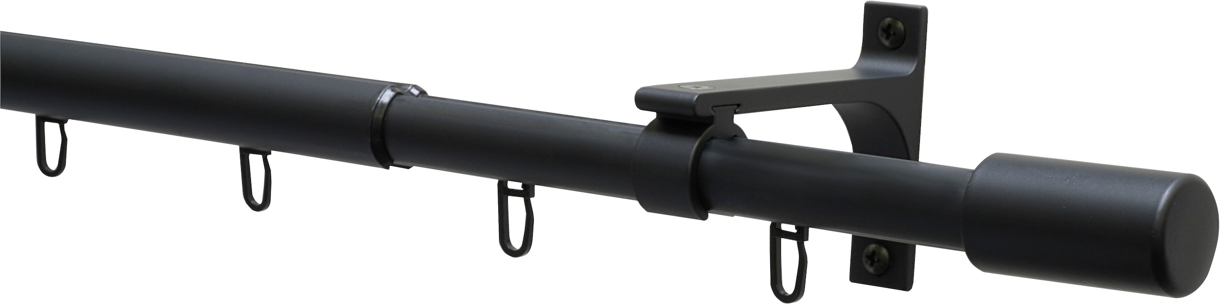 GARDINIA Gardinenstange "Gardinenstangen Set Thasos" Ø 19 mm 1 läufig-läufi günstig online kaufen