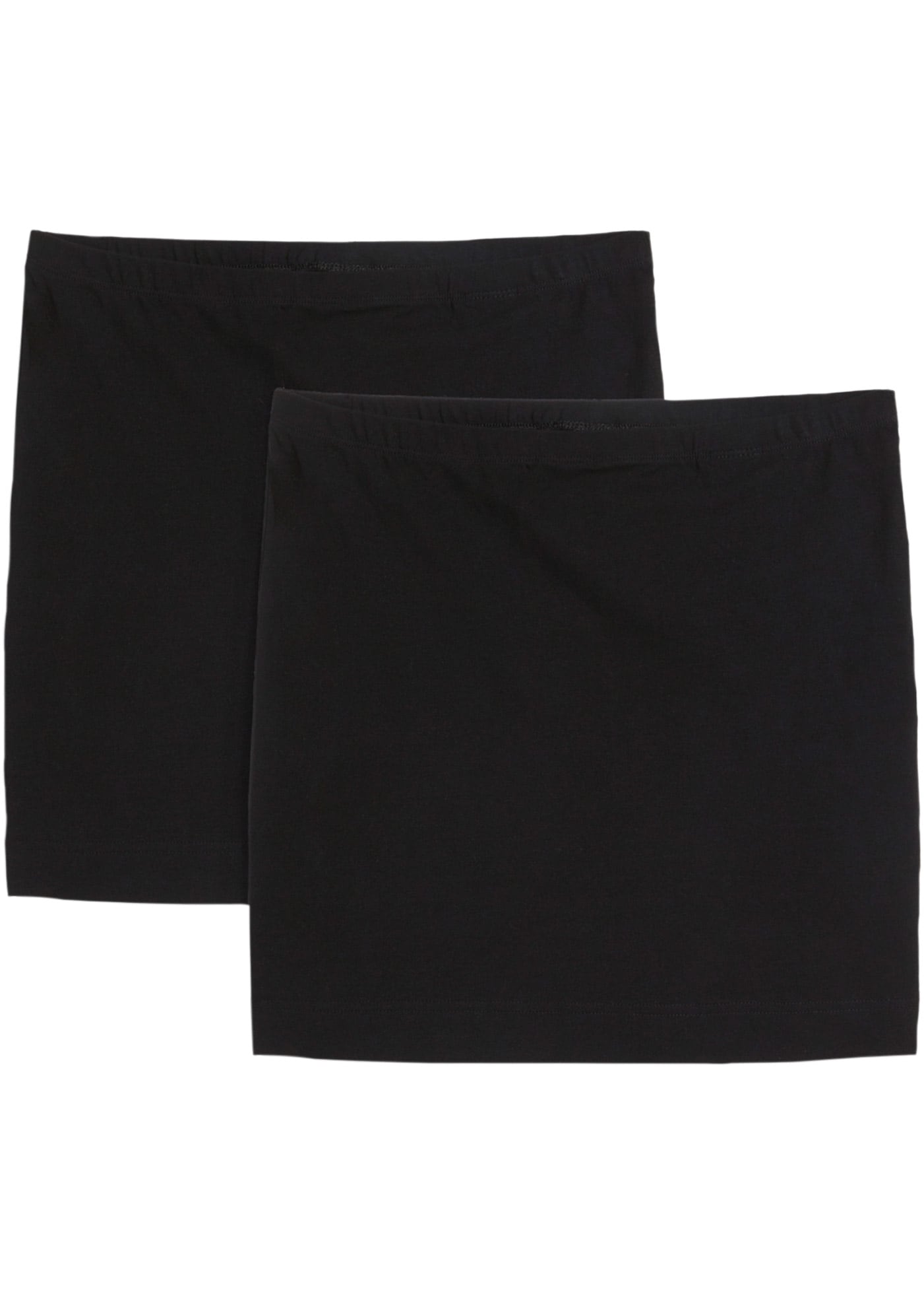 bonprix Jerseyrock Packung, 2 Stk. aus Baumwolle und Elasthan, figurbetonte günstig online kaufen
