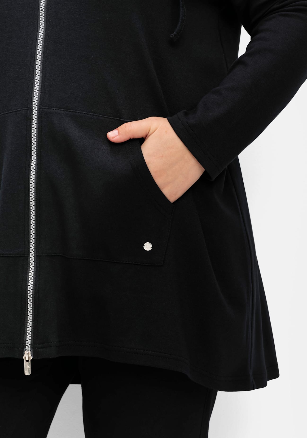 Sheego Shirtjacke »Sweatjacke«, (1 tlg.)