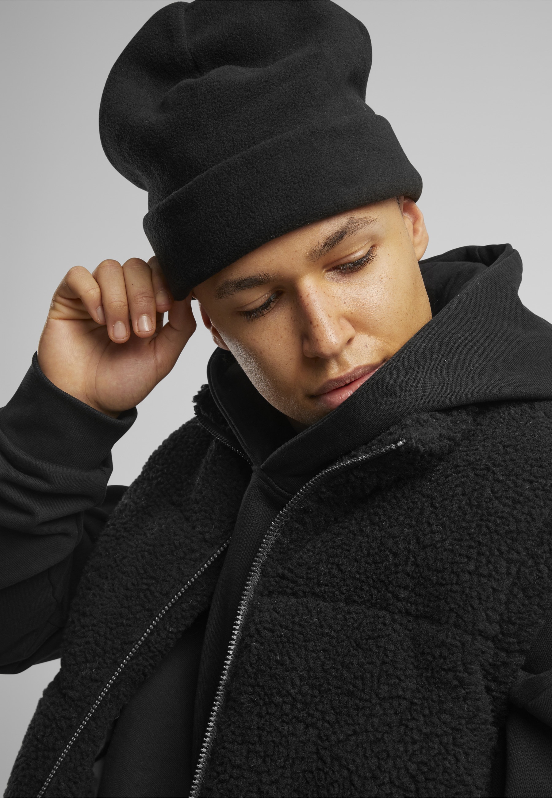 URBAN CLASSICS Beanie »Urban Classics Unisex Fleece Beanie 2-Pack« 1 Stk.