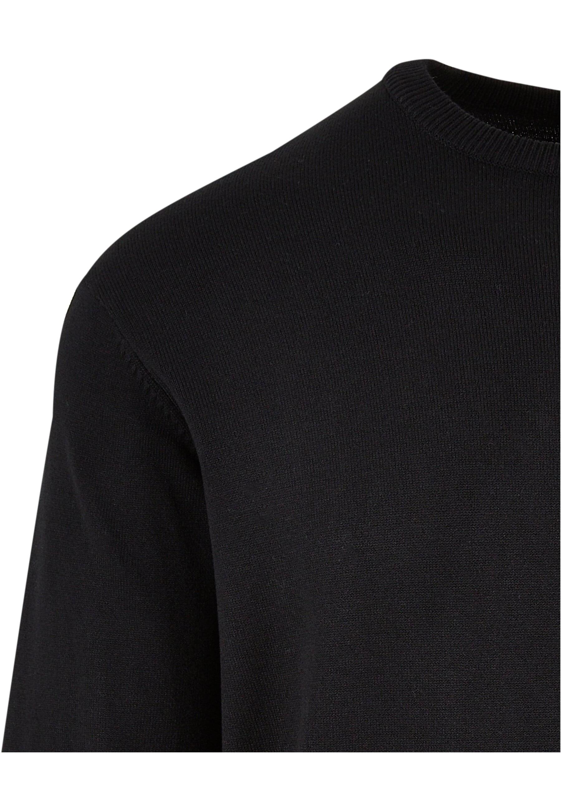 URBAN CLASSICS Rundhalspullover »Urban Classics Herren Knitted Crewneck Sweater«, (1 tlg.)