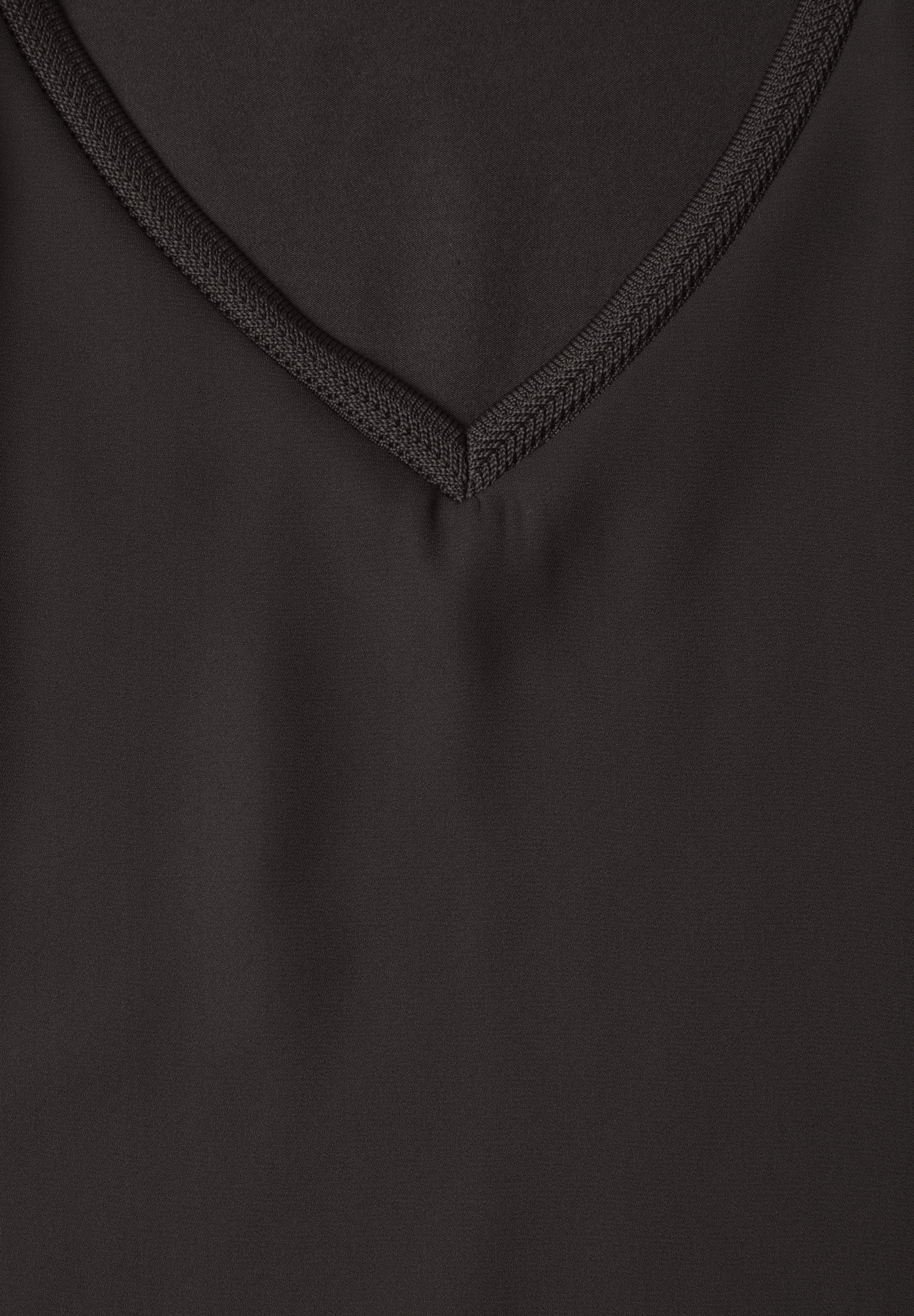 STREET ONE Langarmshirt mit Chiffon-Layer